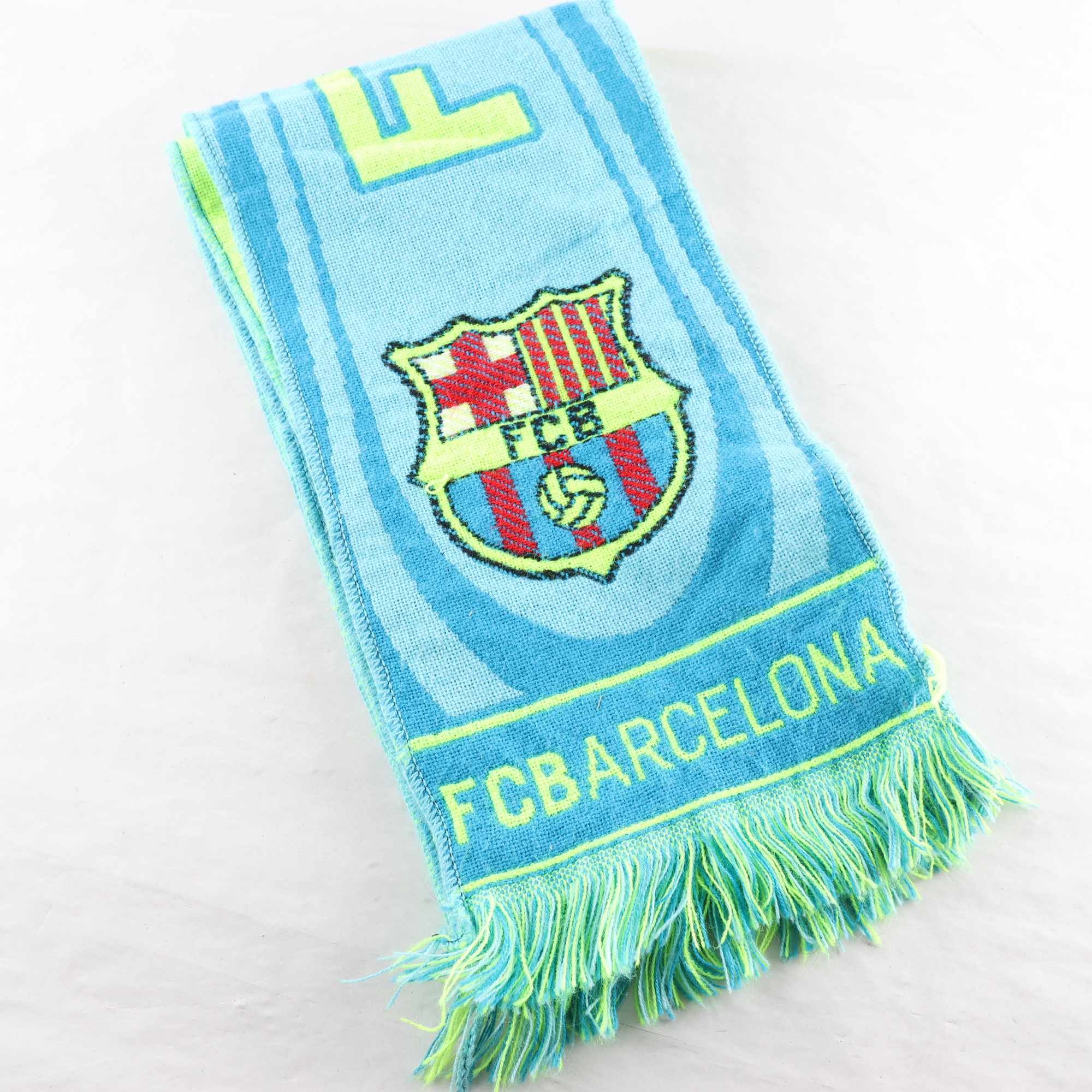 Halsduk, FCB, Barcelona, blå, gul.