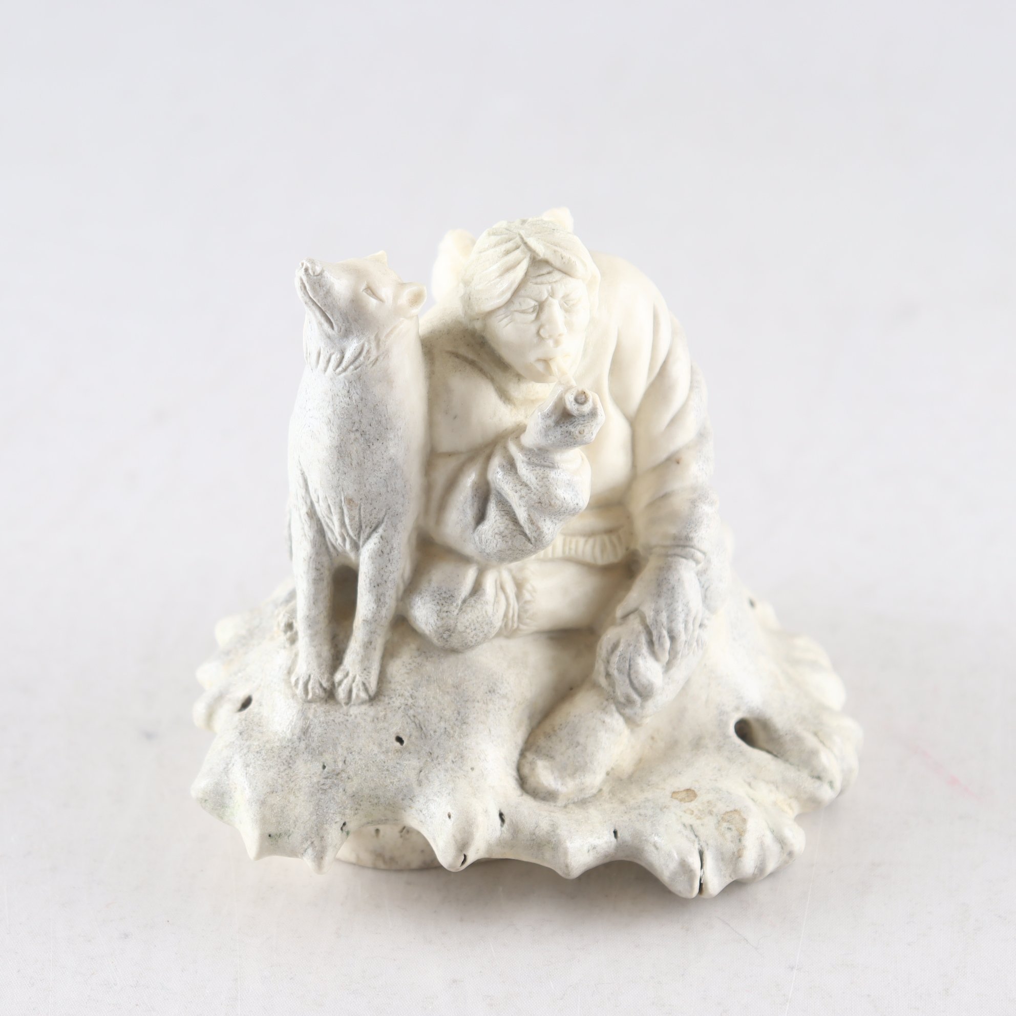 Skulptur, ben, A.I Djatjkov, Tjukotka, Ryssland