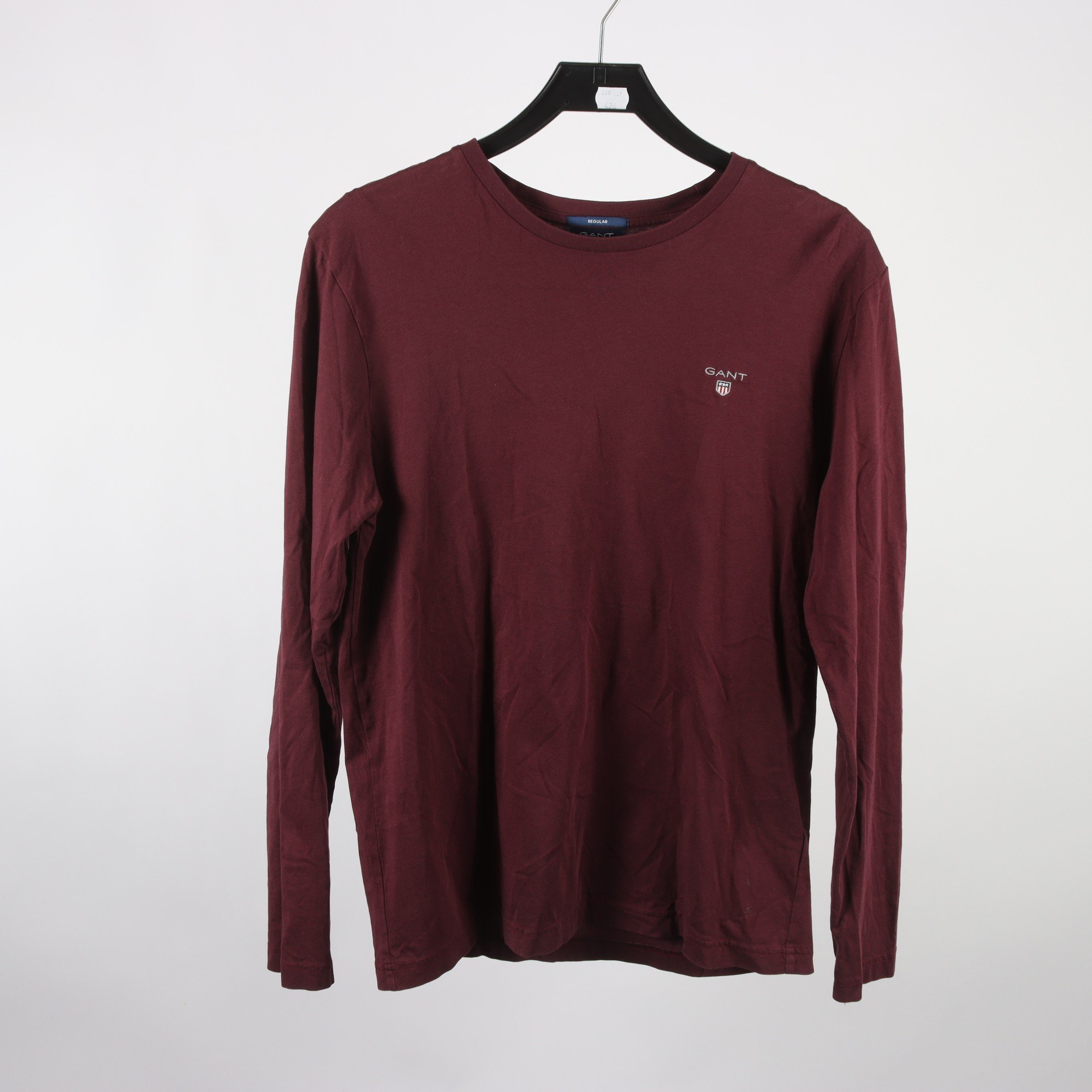 Tröja, Gant, vinröd, stl. S.