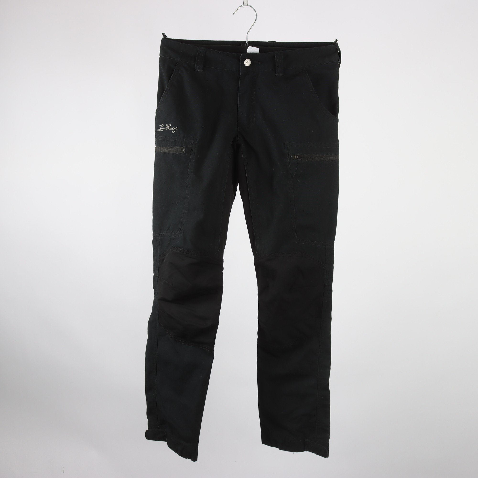 Friluftsbyxor, Lundhags, svart, stl. 34.