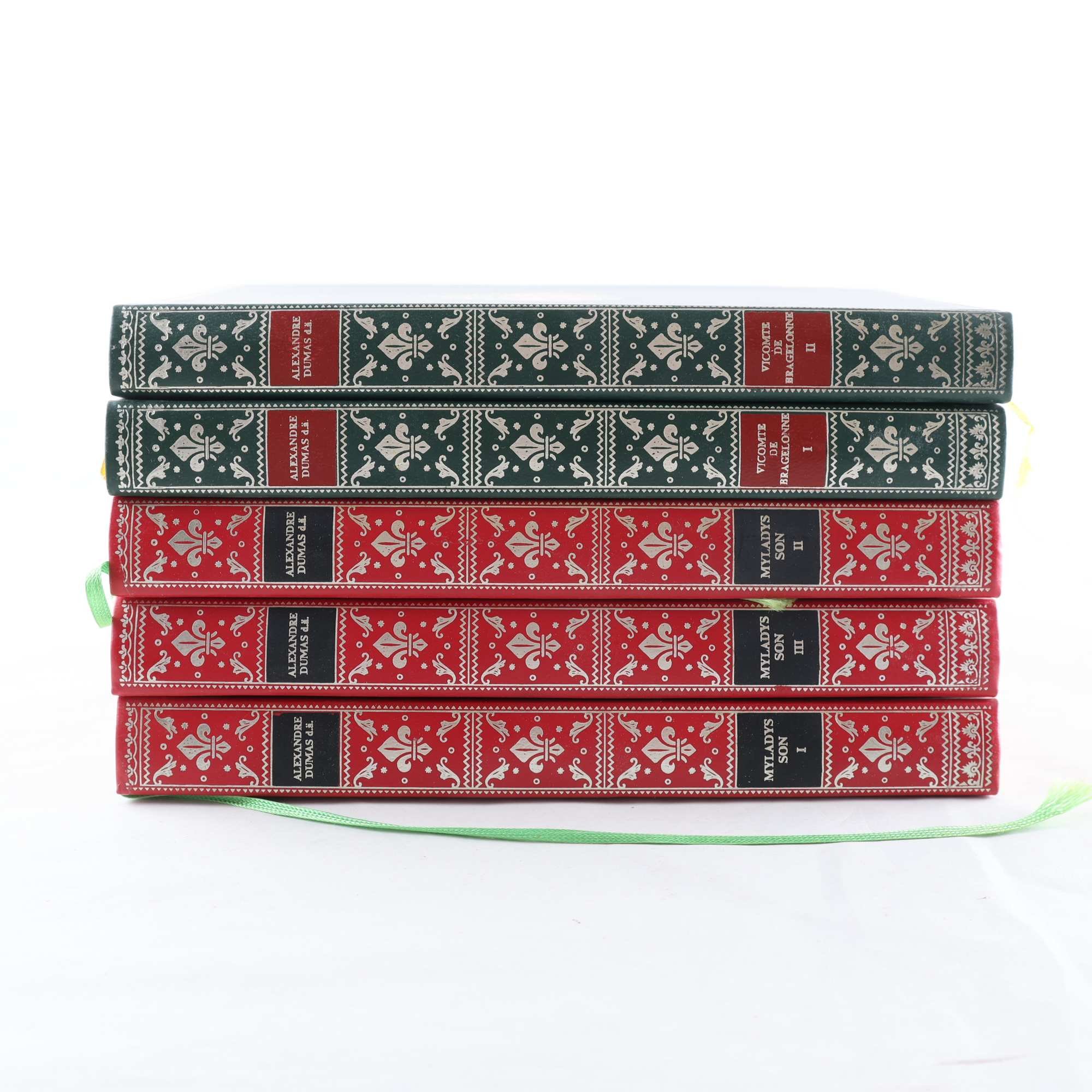 Alexandre Dumas d.ä., bokpaket med 5 volymer