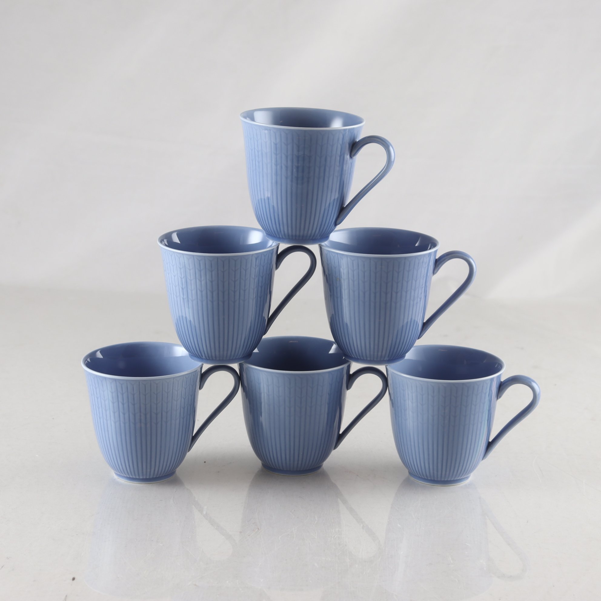 Muggar, Swedish Grace, Louise Adelborg, Rörstrand, 6 st