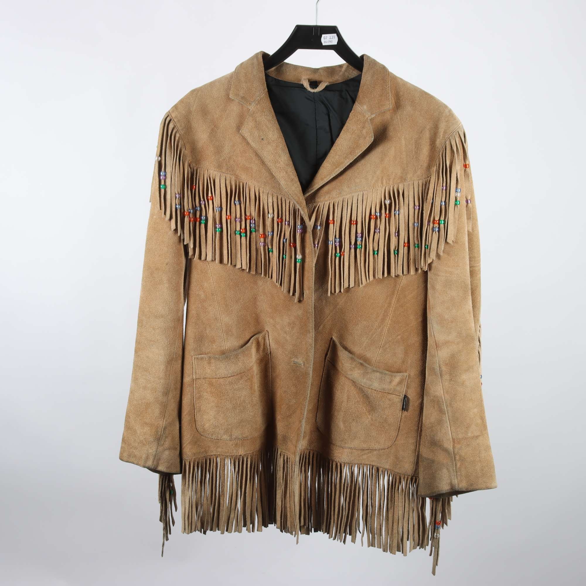 Mockajacka, Janbell, vintage, 100% läder, stl. XL