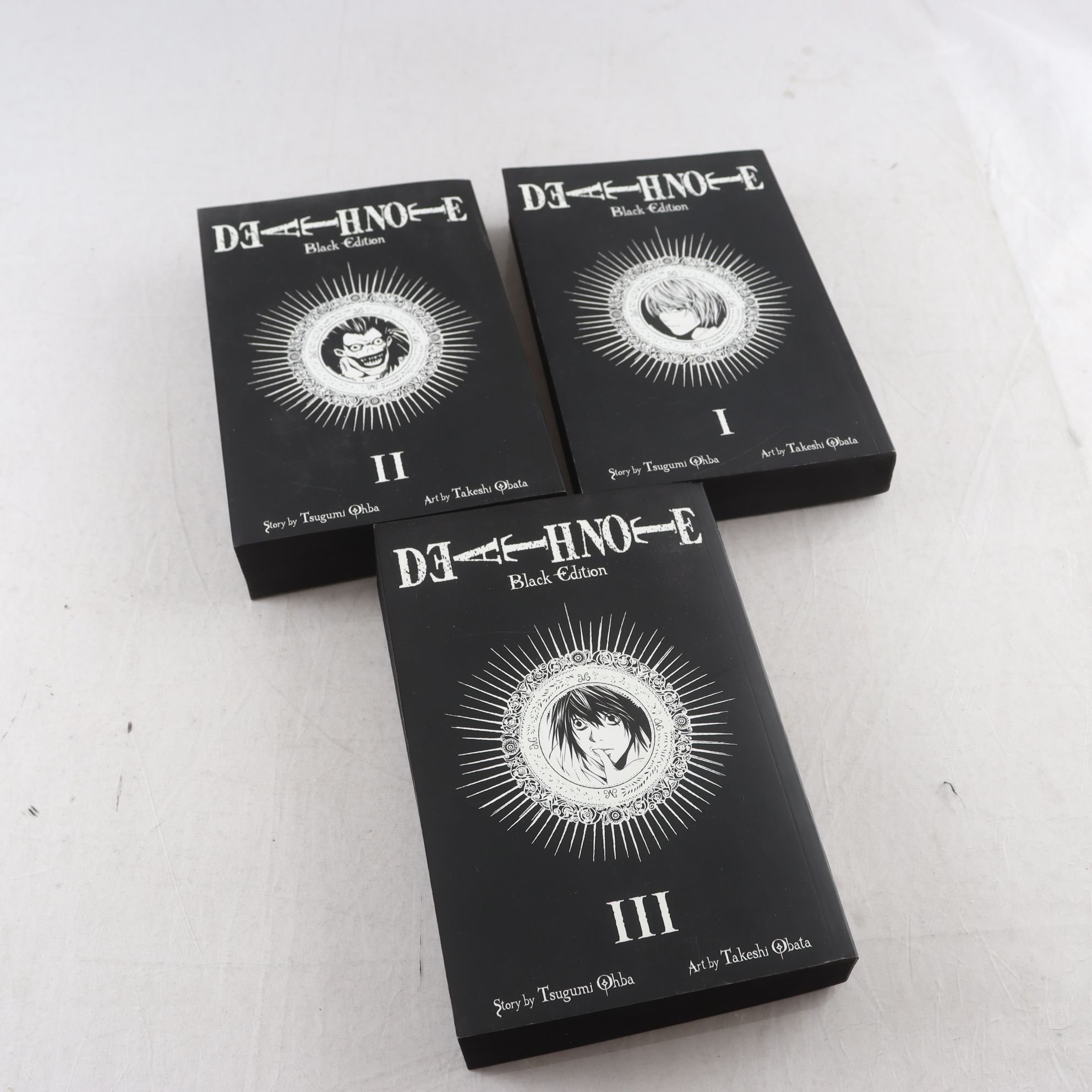 Bokpaket, Deathnote, black edition, vol 1-3