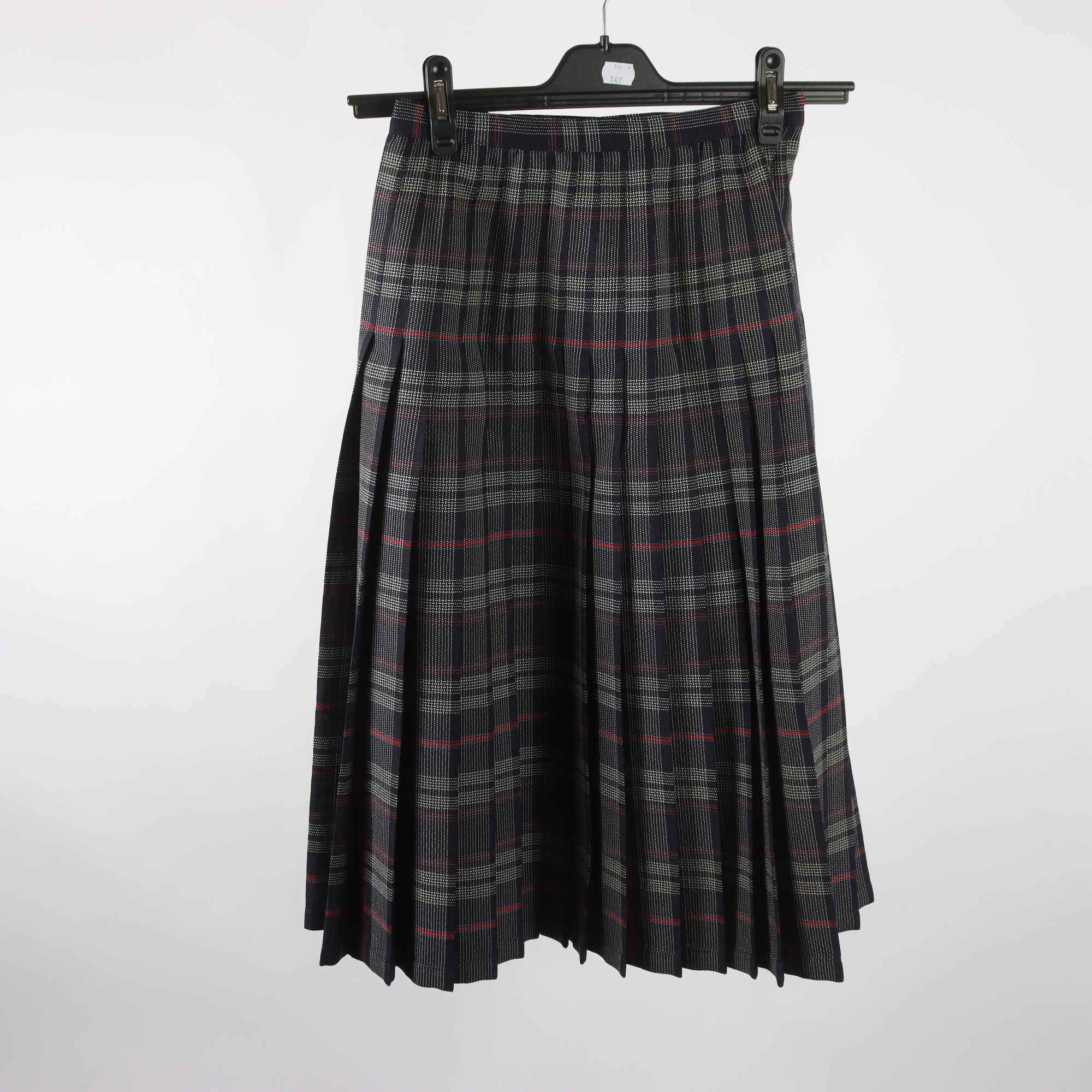 Kjol, Slimma, blå, ull, stl. 36.