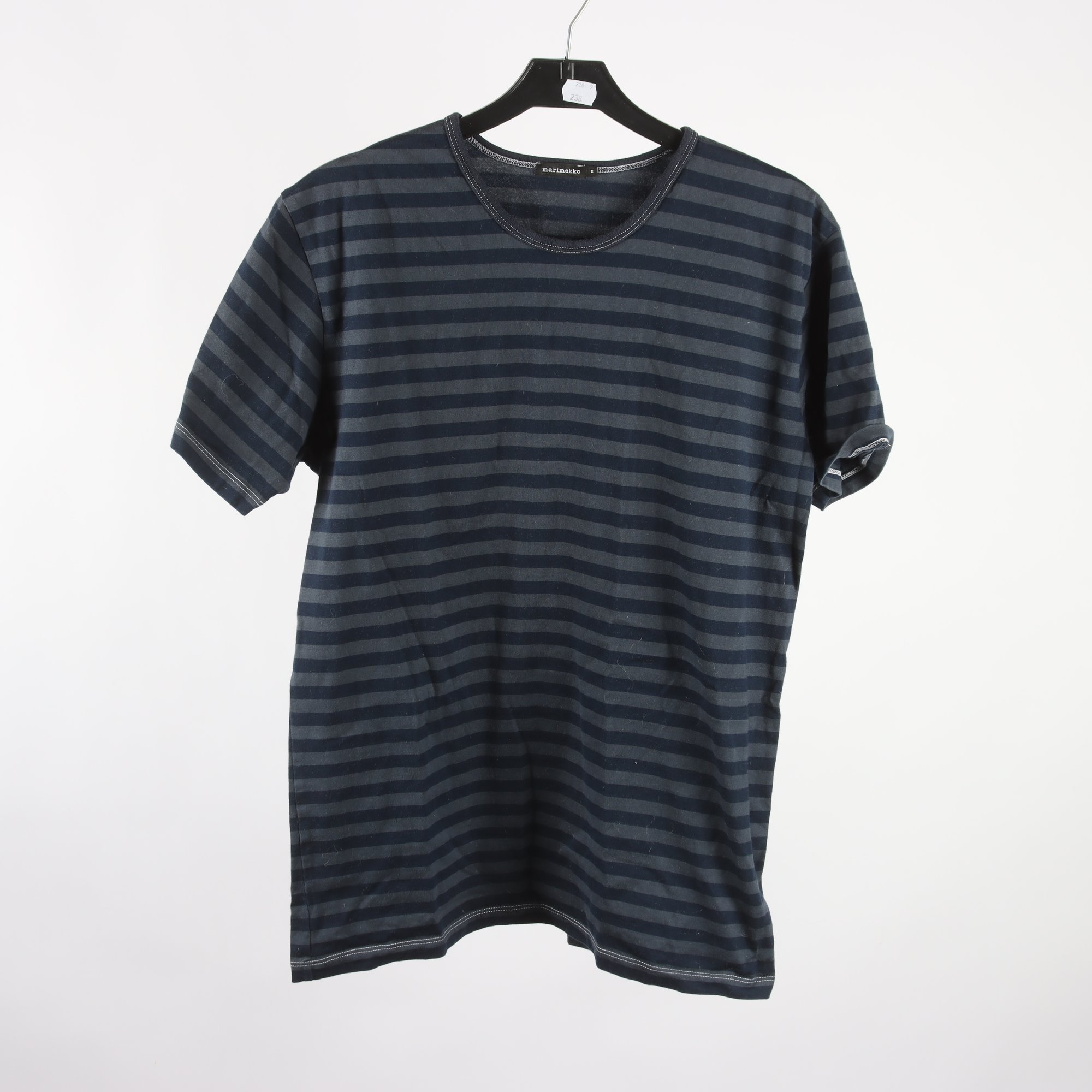 Tröja, Marimekko, randig, blå, grå, stl. M.