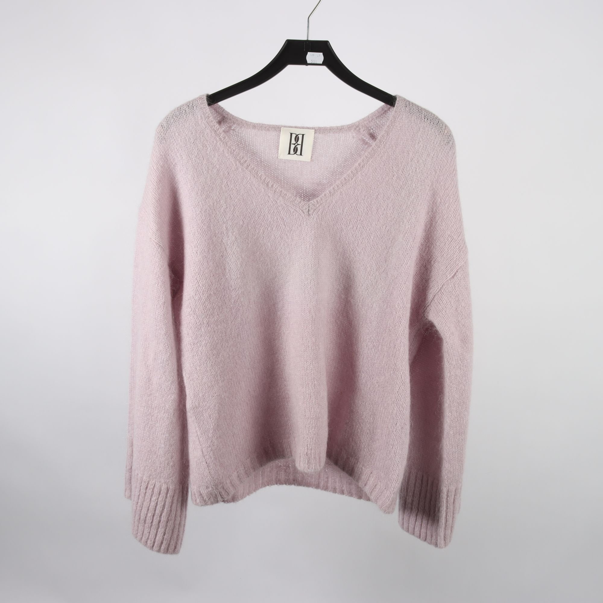 Tröja, By Malene Birger, ljuslila, ull, mohair, stl. M.