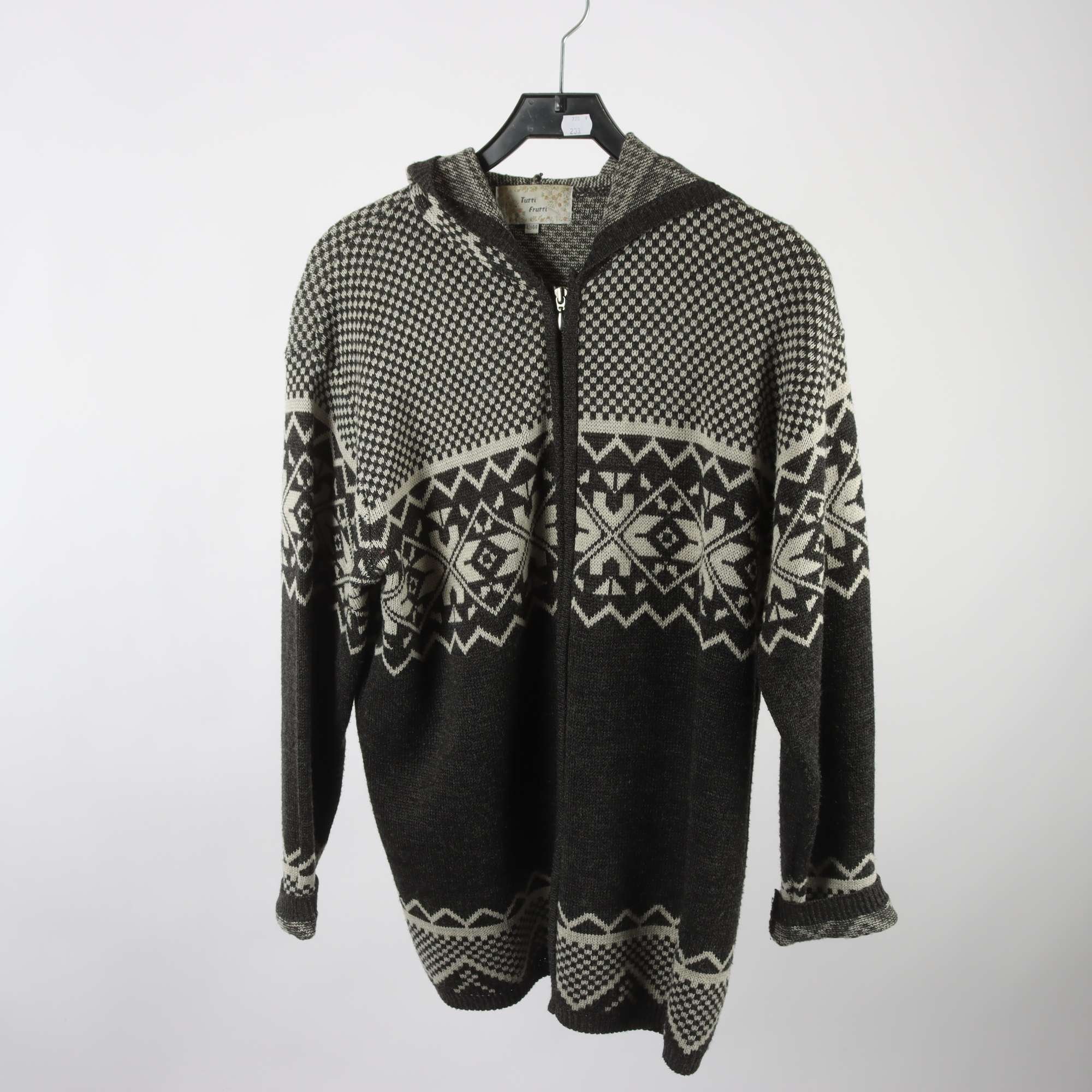 Kofta, Tutti Frutti, grå, ullmix, stl. 42/44.