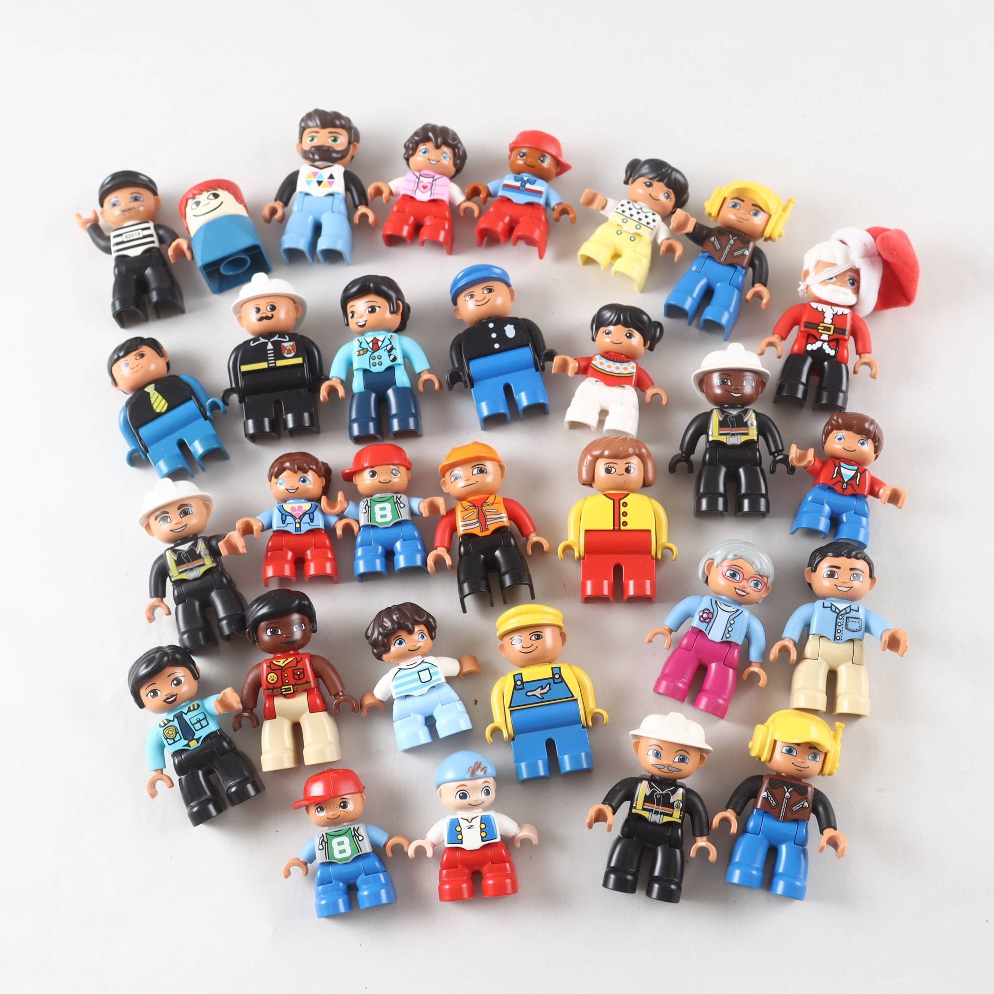 Lego, Duplo figurer, blandat.