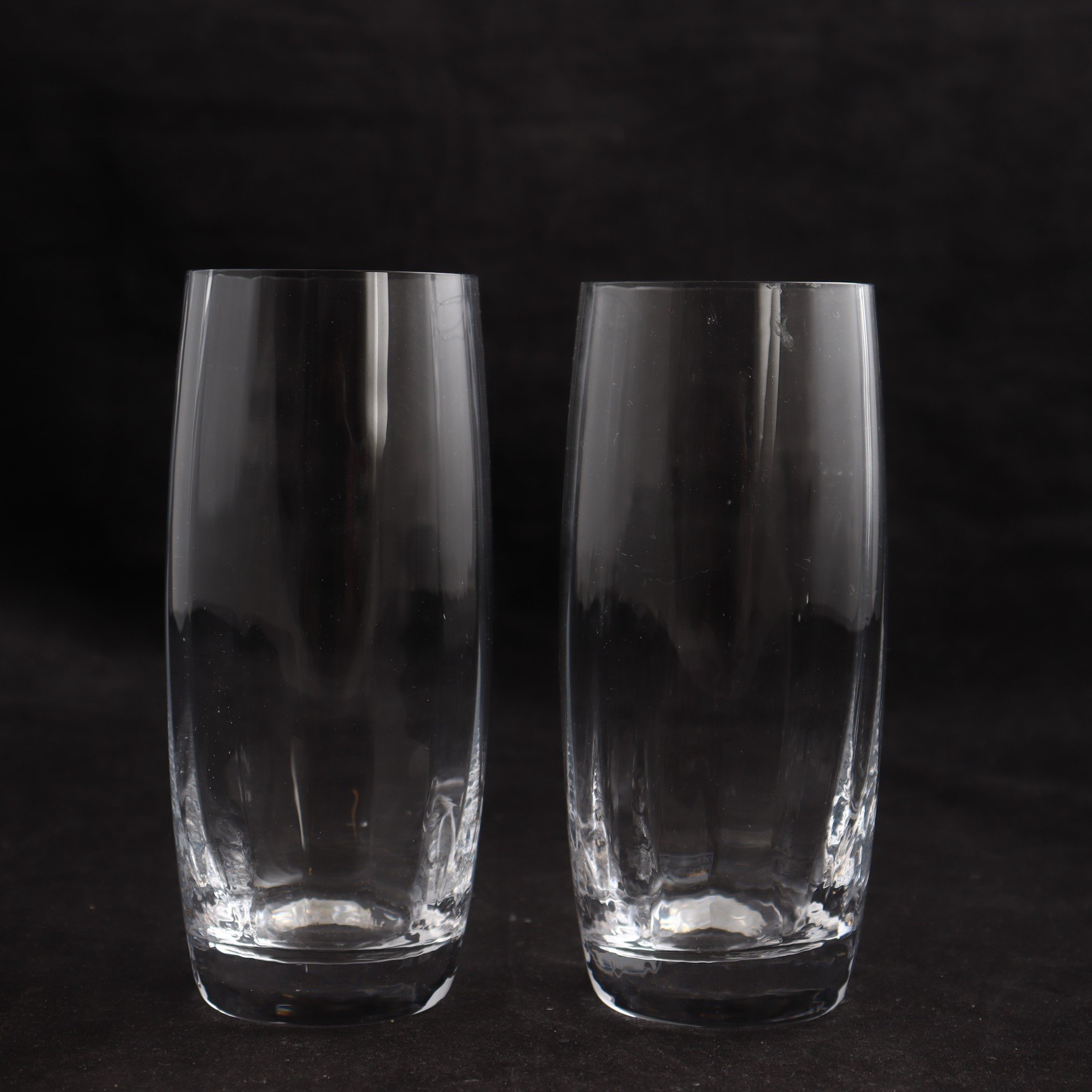 Höga glas, Orrefors Optica Symphony, Gunnar Cyrén, 2 st