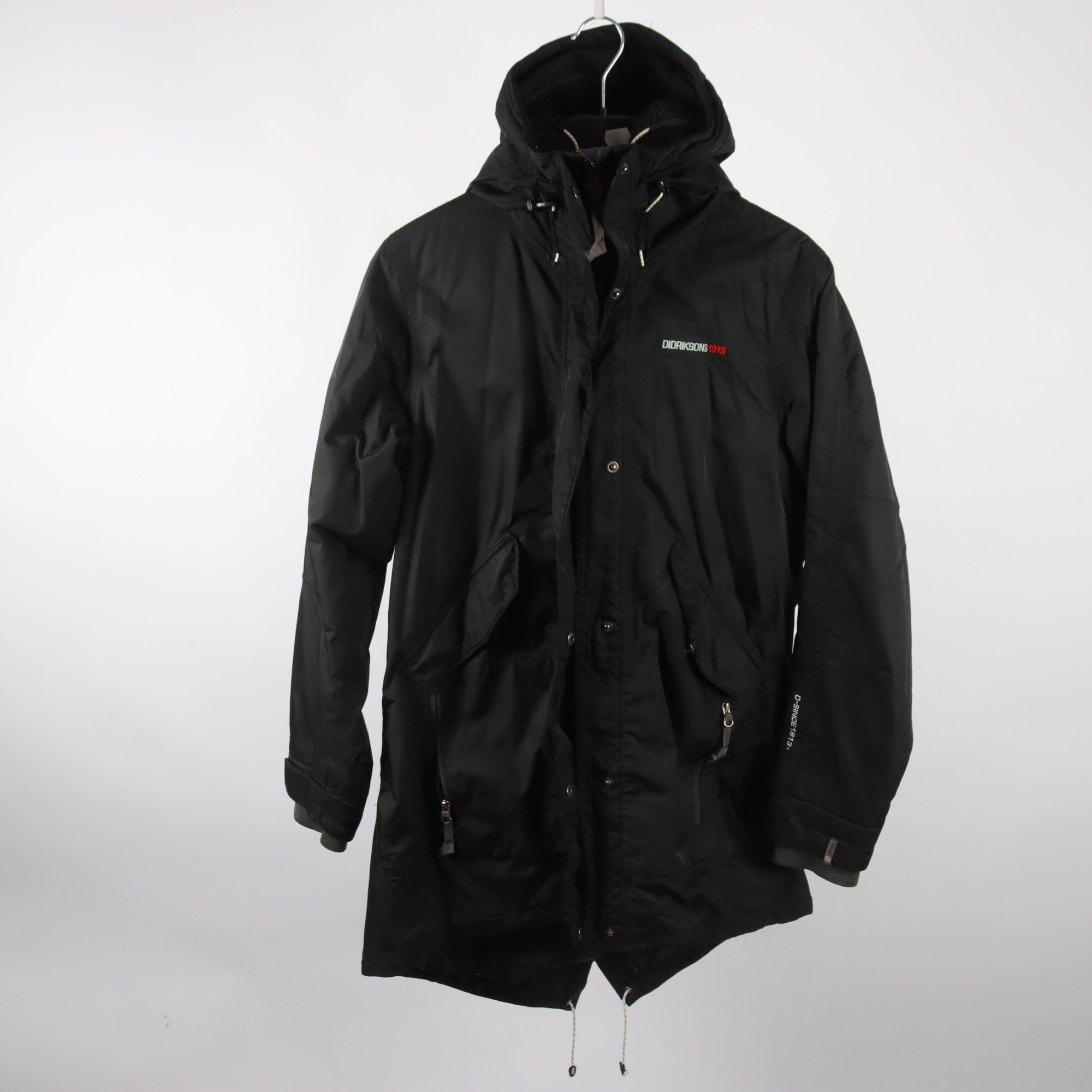 Vinterjacka, Didriksons, svart, stl. 42.