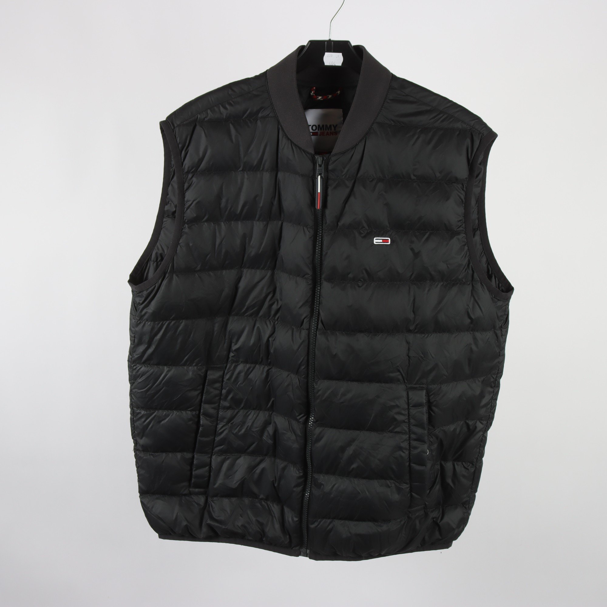 Dunväst, Tommy Jeans, svart, stl. L.