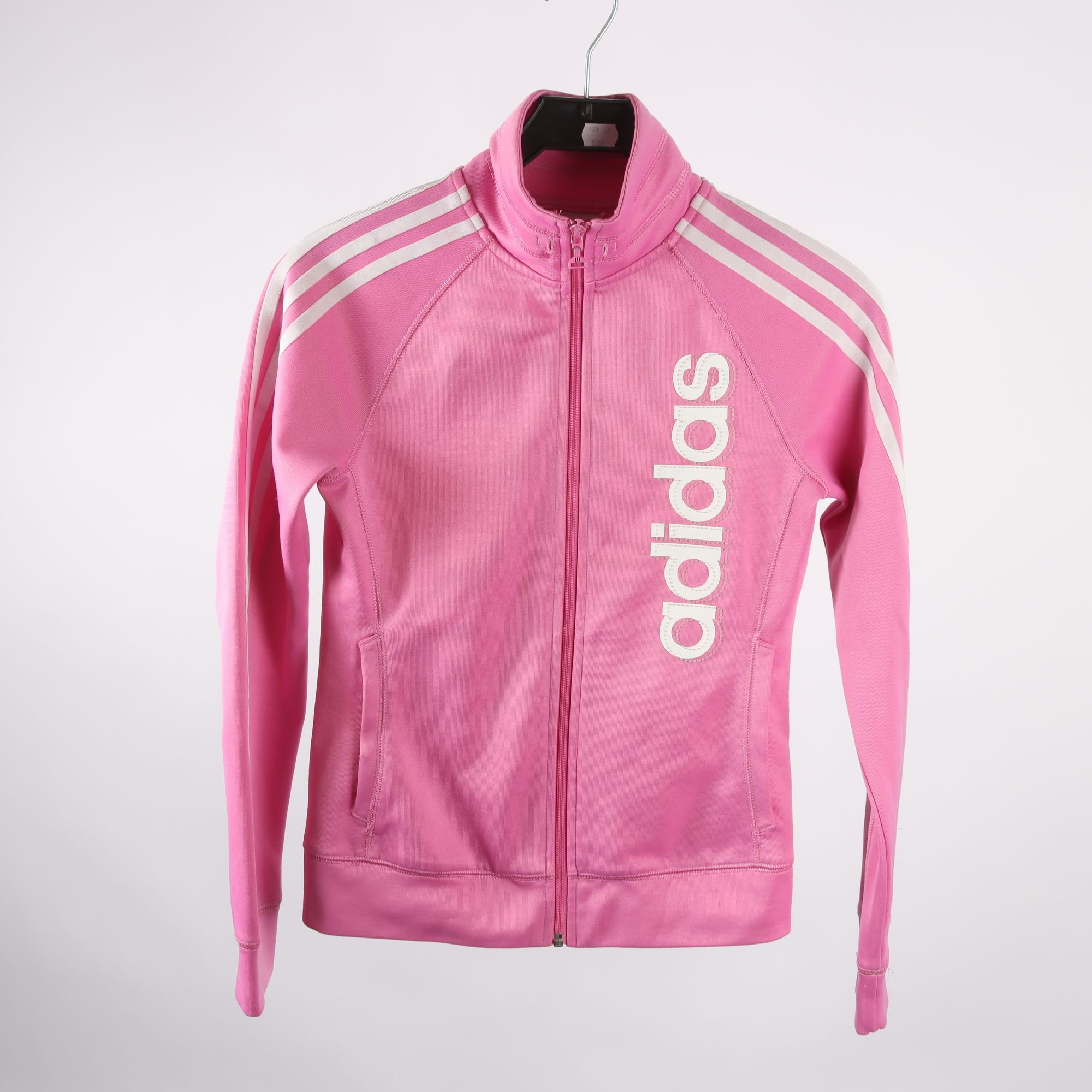 Träningsjacka, Adidas, rosa, stl. 34.