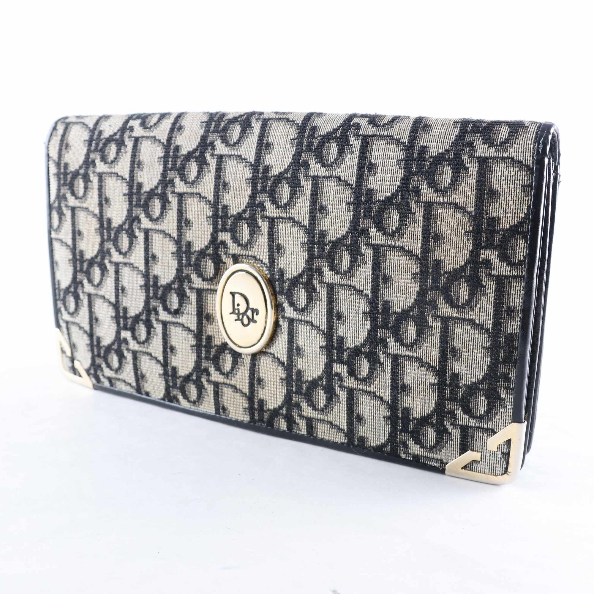 Väska, Dior, svart, beige.