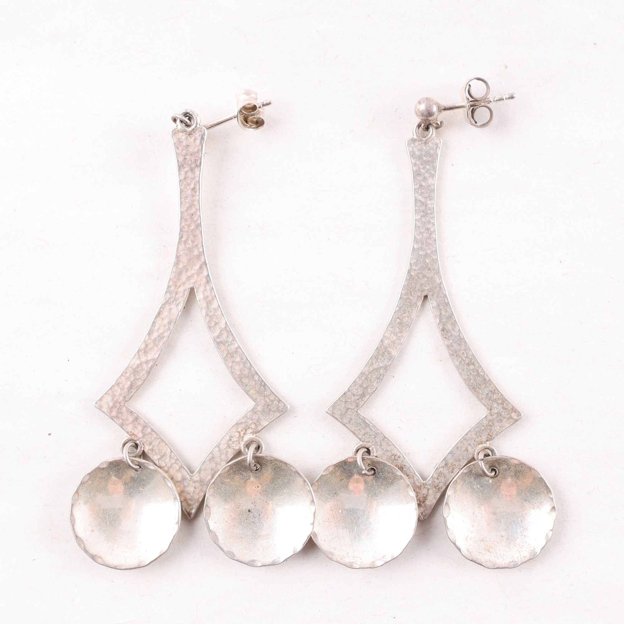 Örhängen, silver, vikt: 7.6g