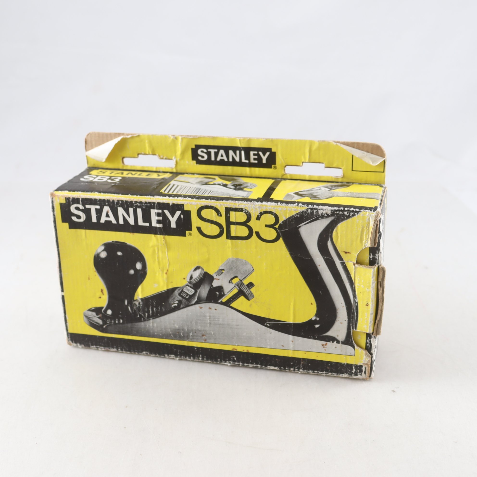 Trähyvel, Stanley SB3, i org ask.