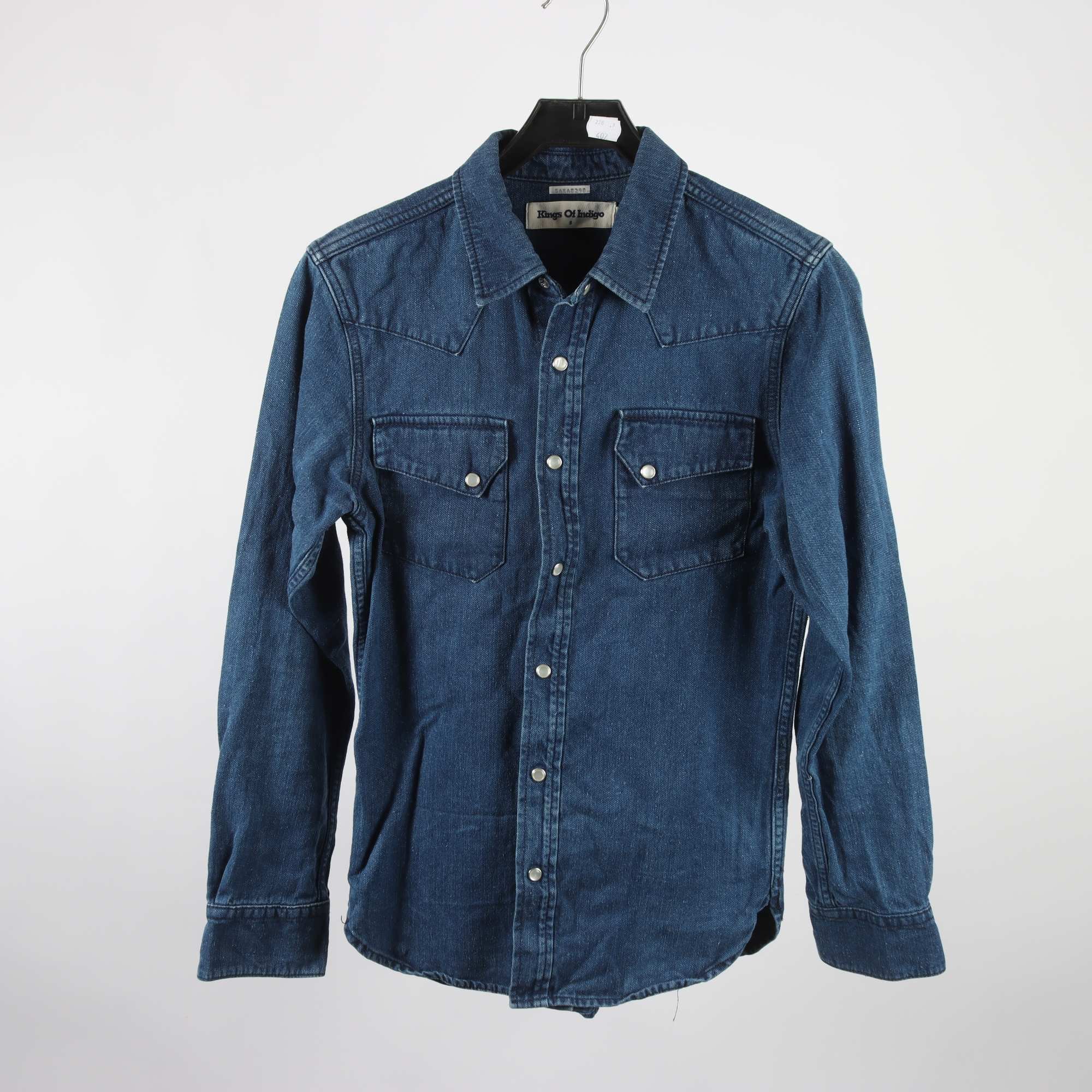 Jeansskjorta, King of Indigo, blå, stl. S.