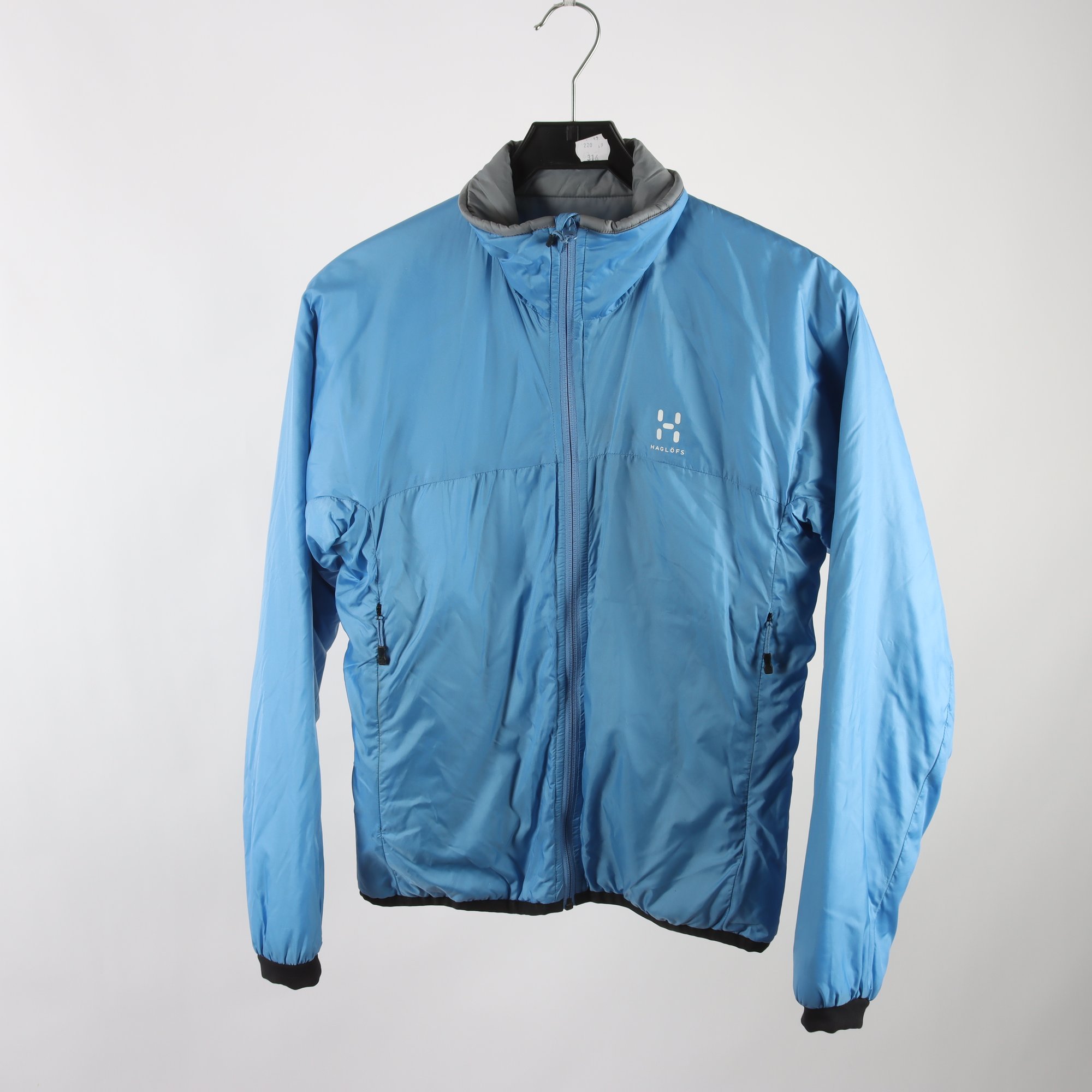 Vadderad jacka, Haglöfs, blå, stl. 38.