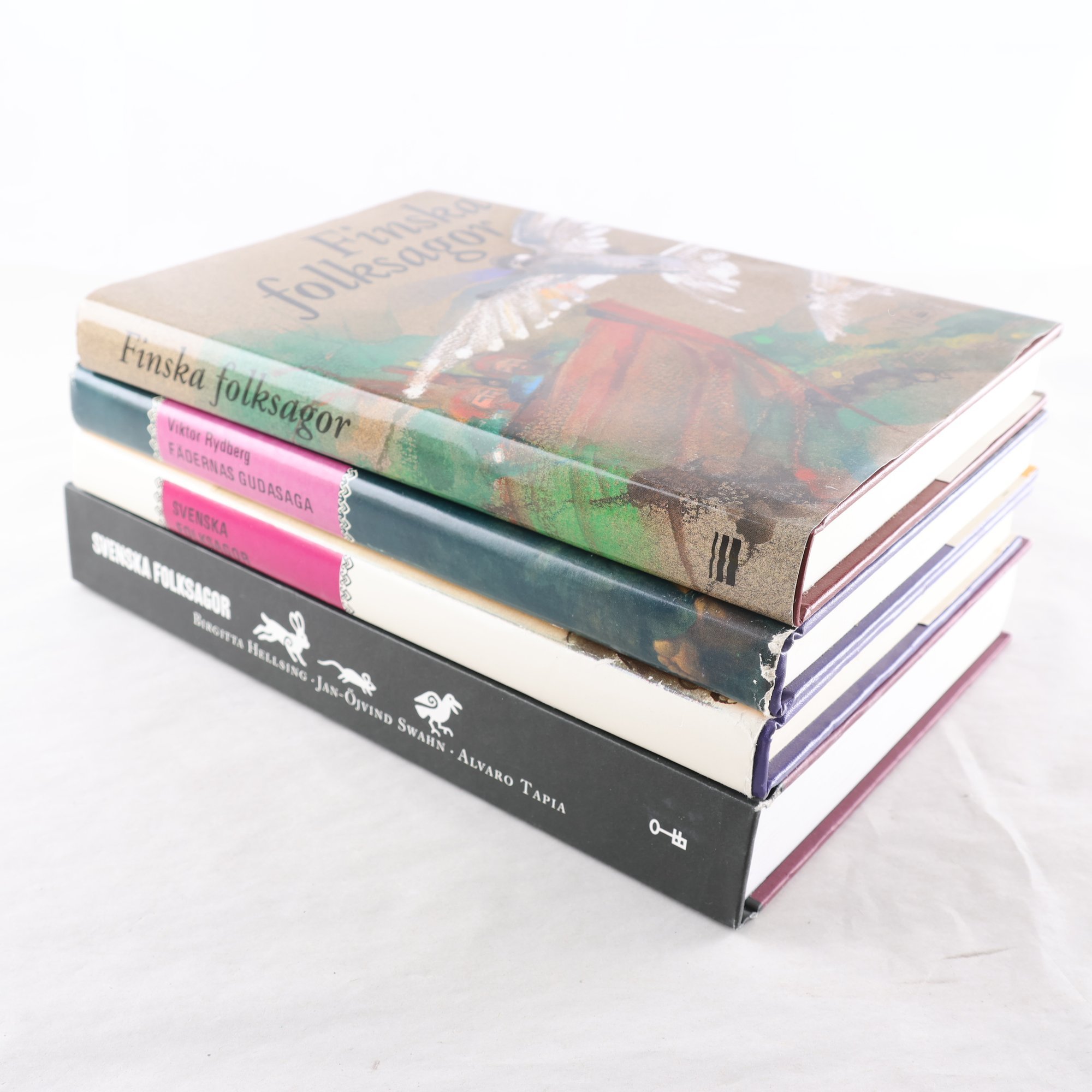 Nordiska folksagor, bokpaket med 4 volymer