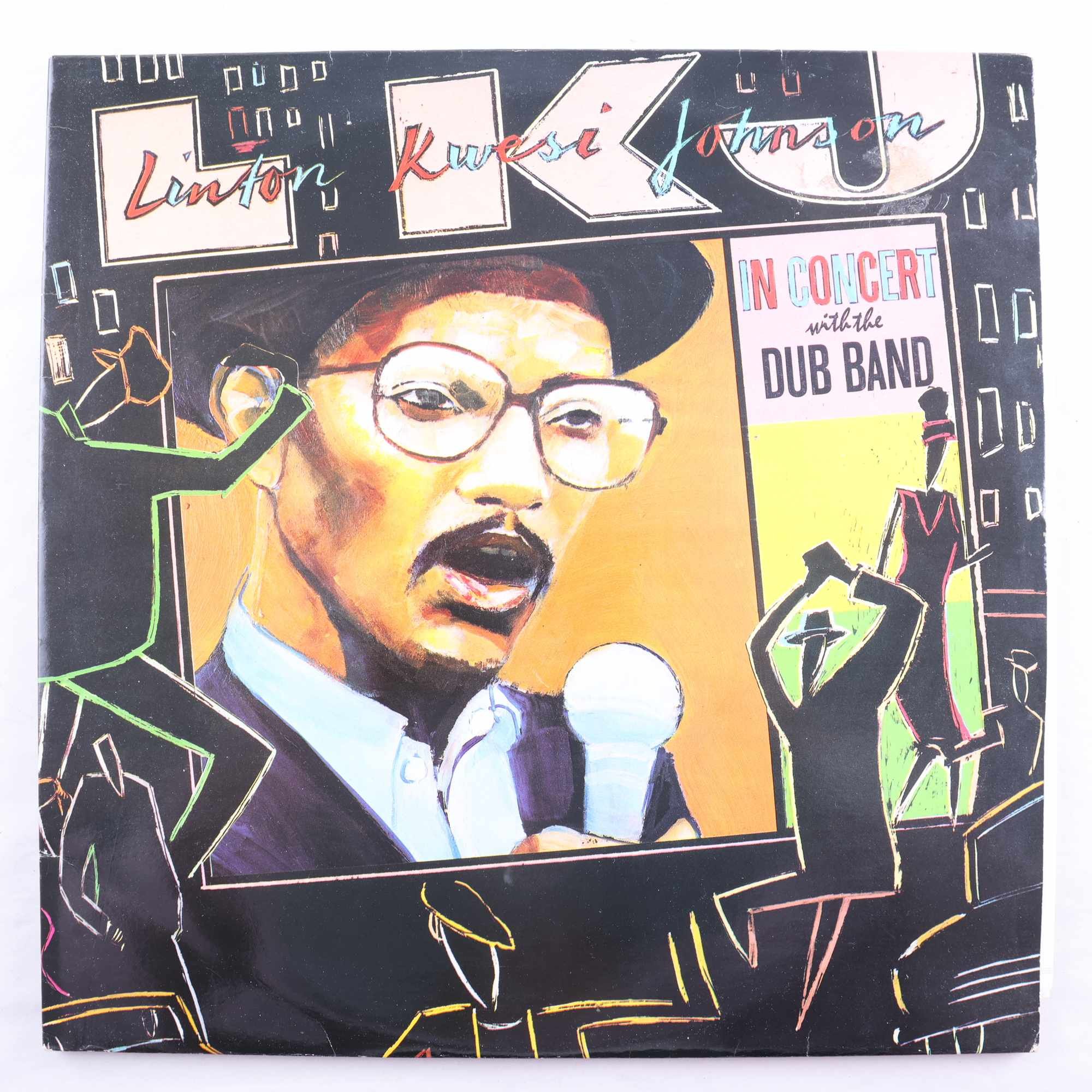LP Linton Kwesi Johnson, L.K.J. In Concert With The Dub Band