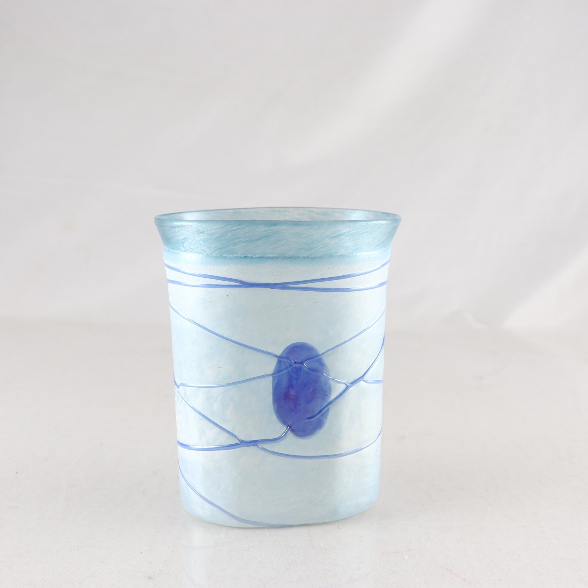 Vas, glas, Galaxy Blue, B Vallien, Kosta Boda