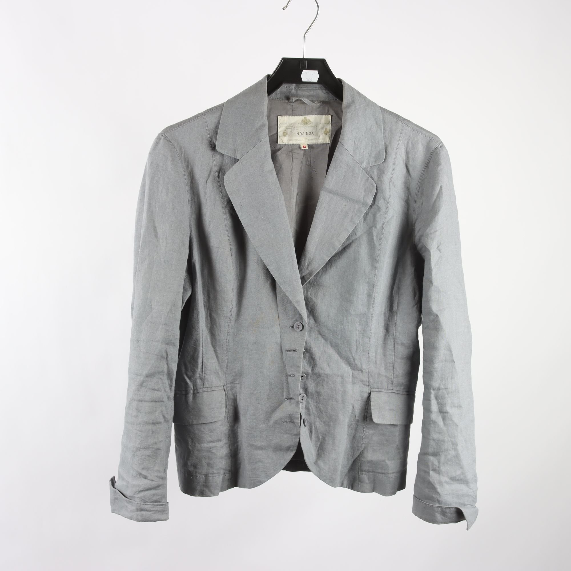 Jacka, Noa Noa, grå, lin, stl. M.