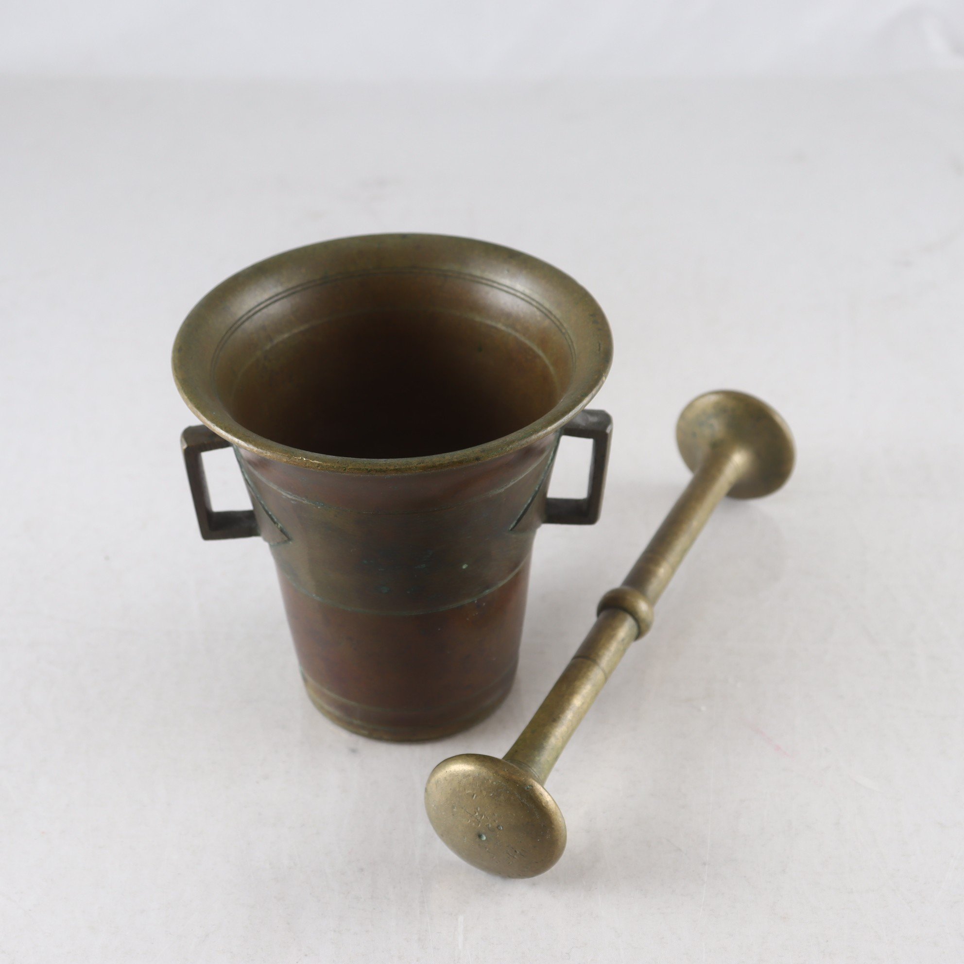 Mortel, mässing, Skultuna, vintage. Samfraktas ej