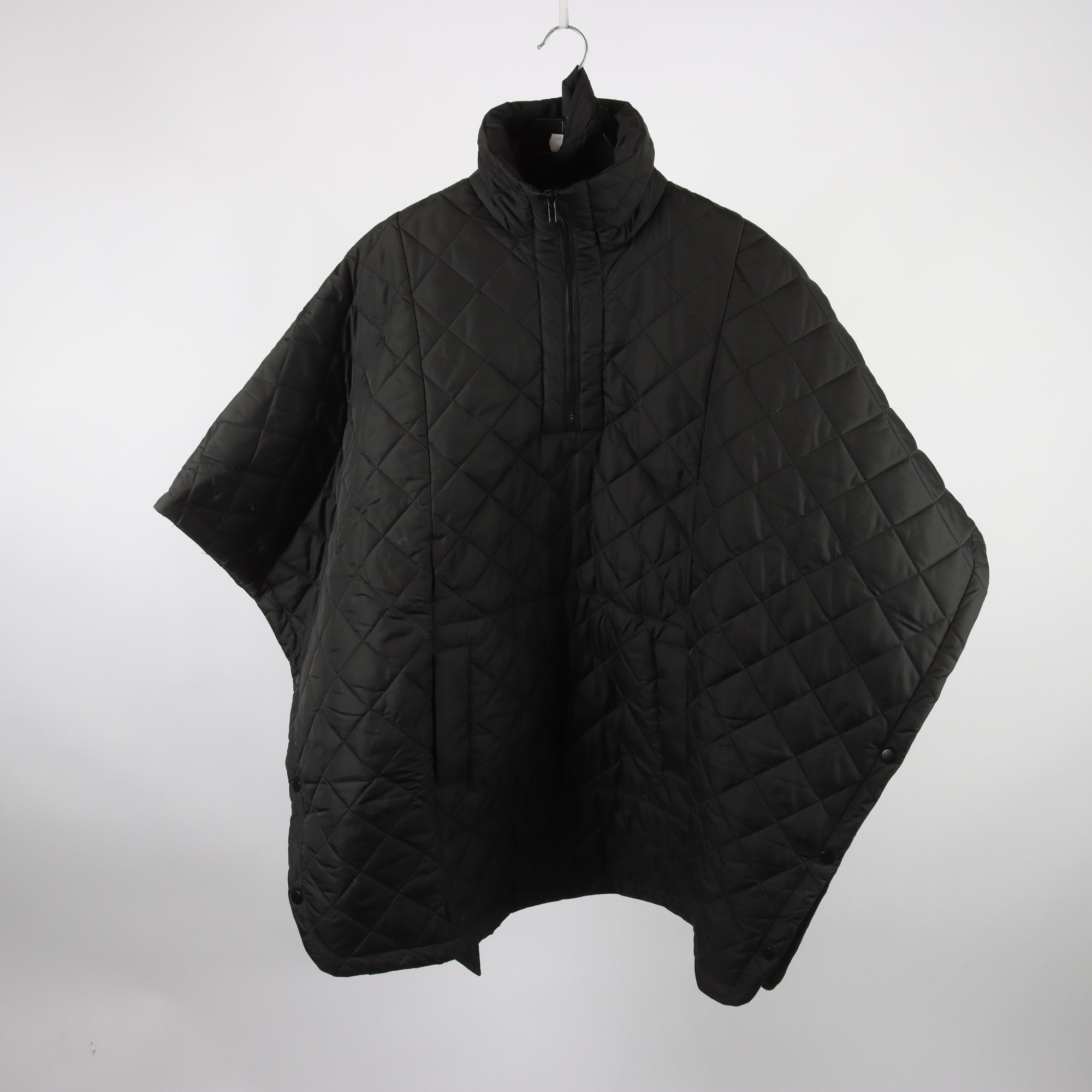 Poncho, Bubbleroom, svart, stl. S/M.