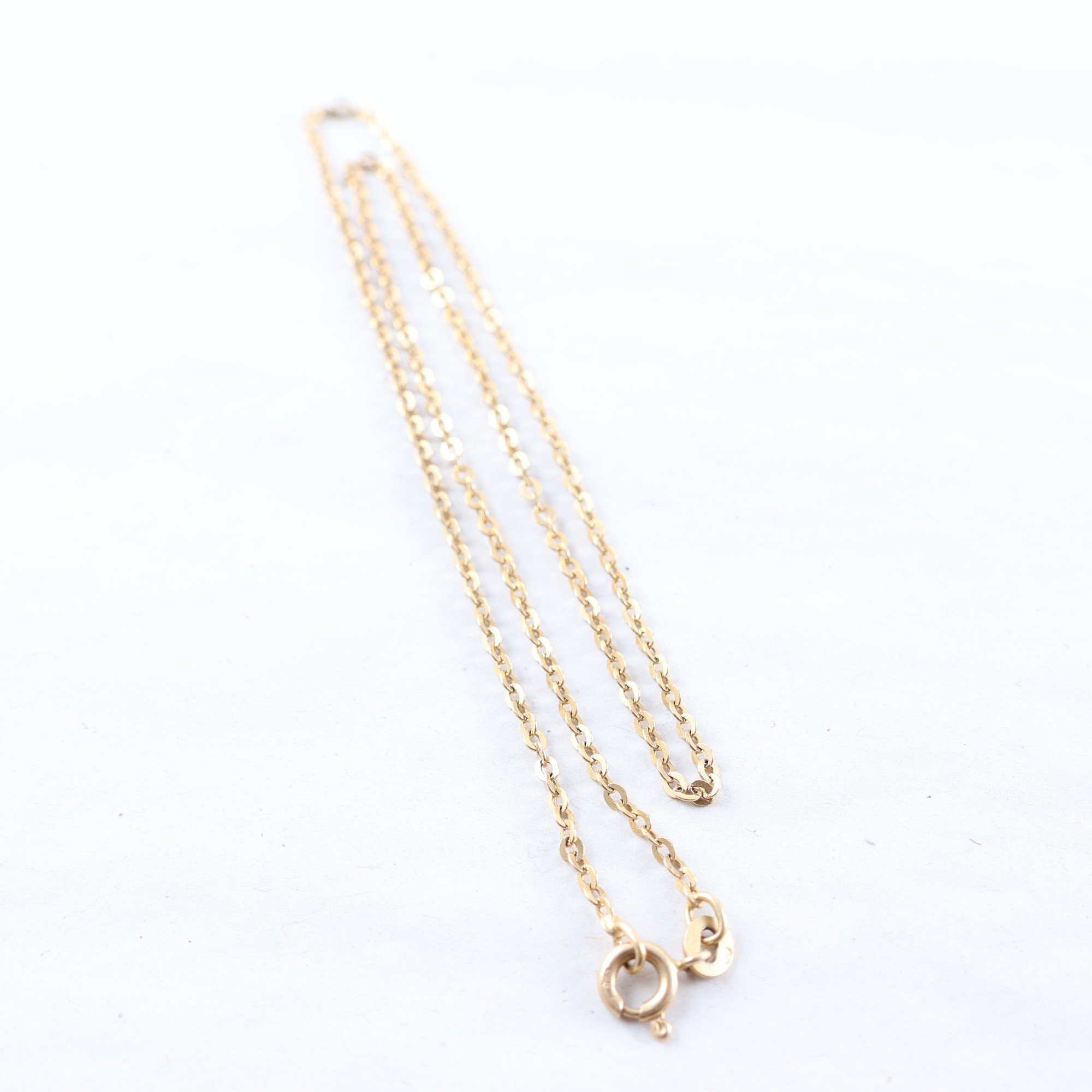 Halsband, guld 18k, vikt: 3g