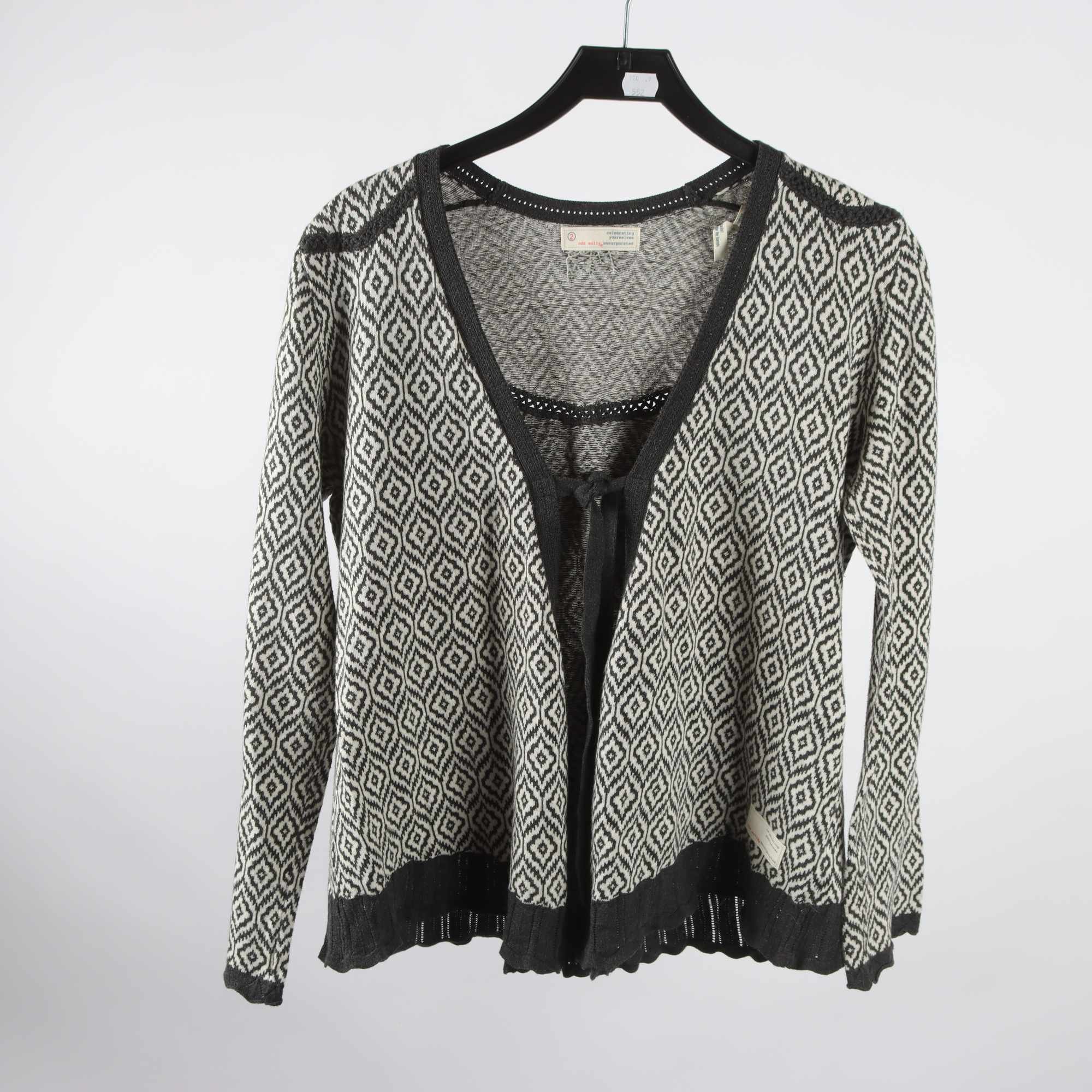 Kofta, Odd Molly, grå, vit, stl. M.