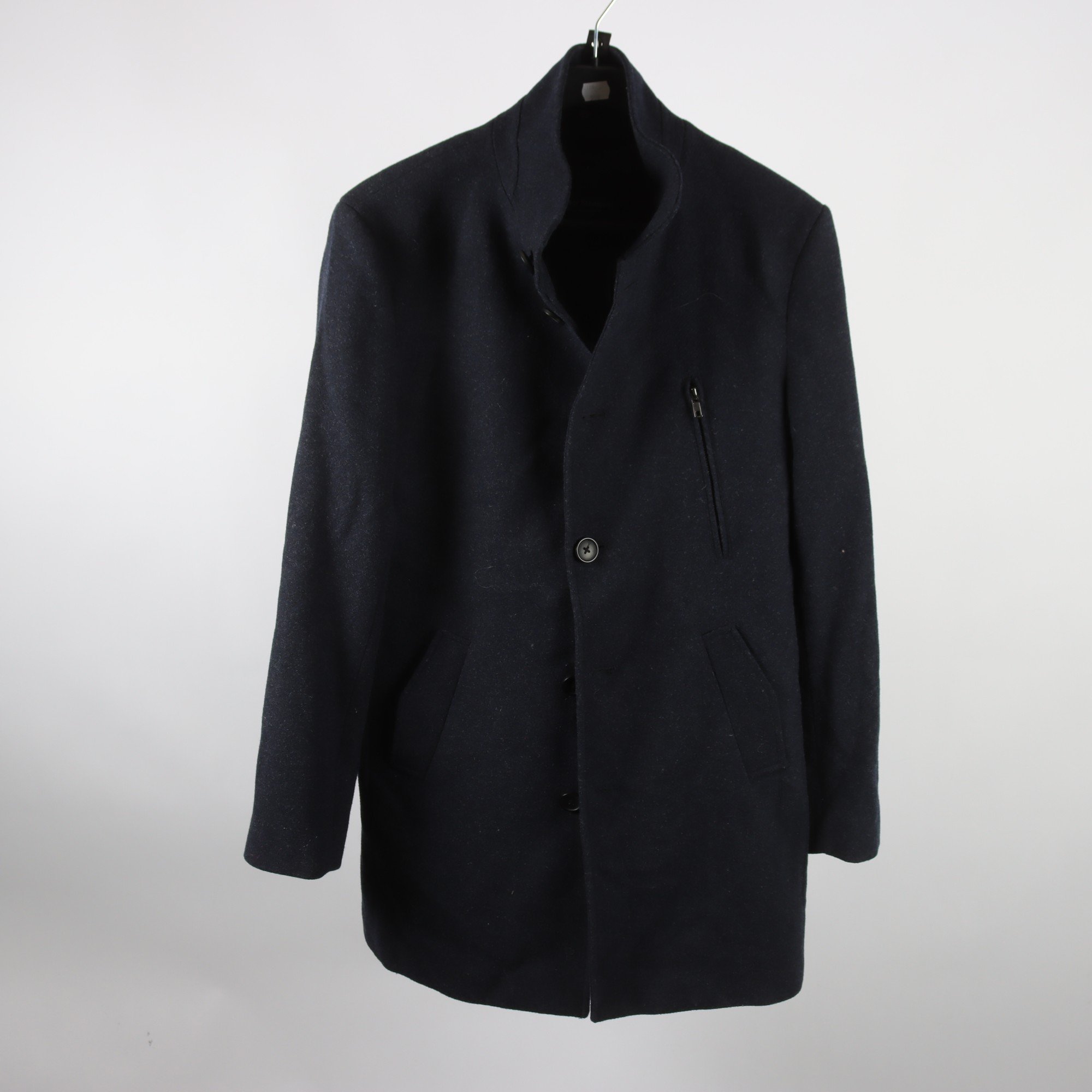 Jacka, Bruun & Stengade, blå, ullmix, stl. M.