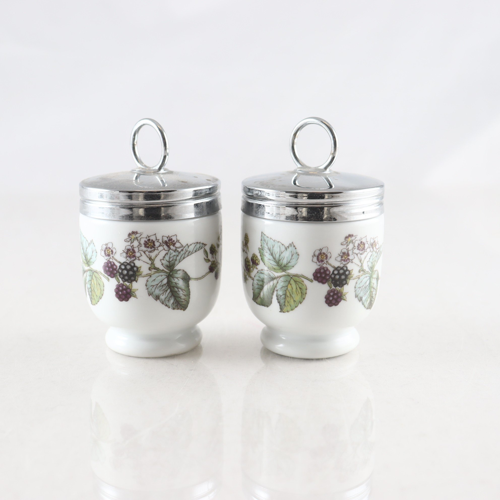 Äggkokare, Royal Worcester, England, 2 st