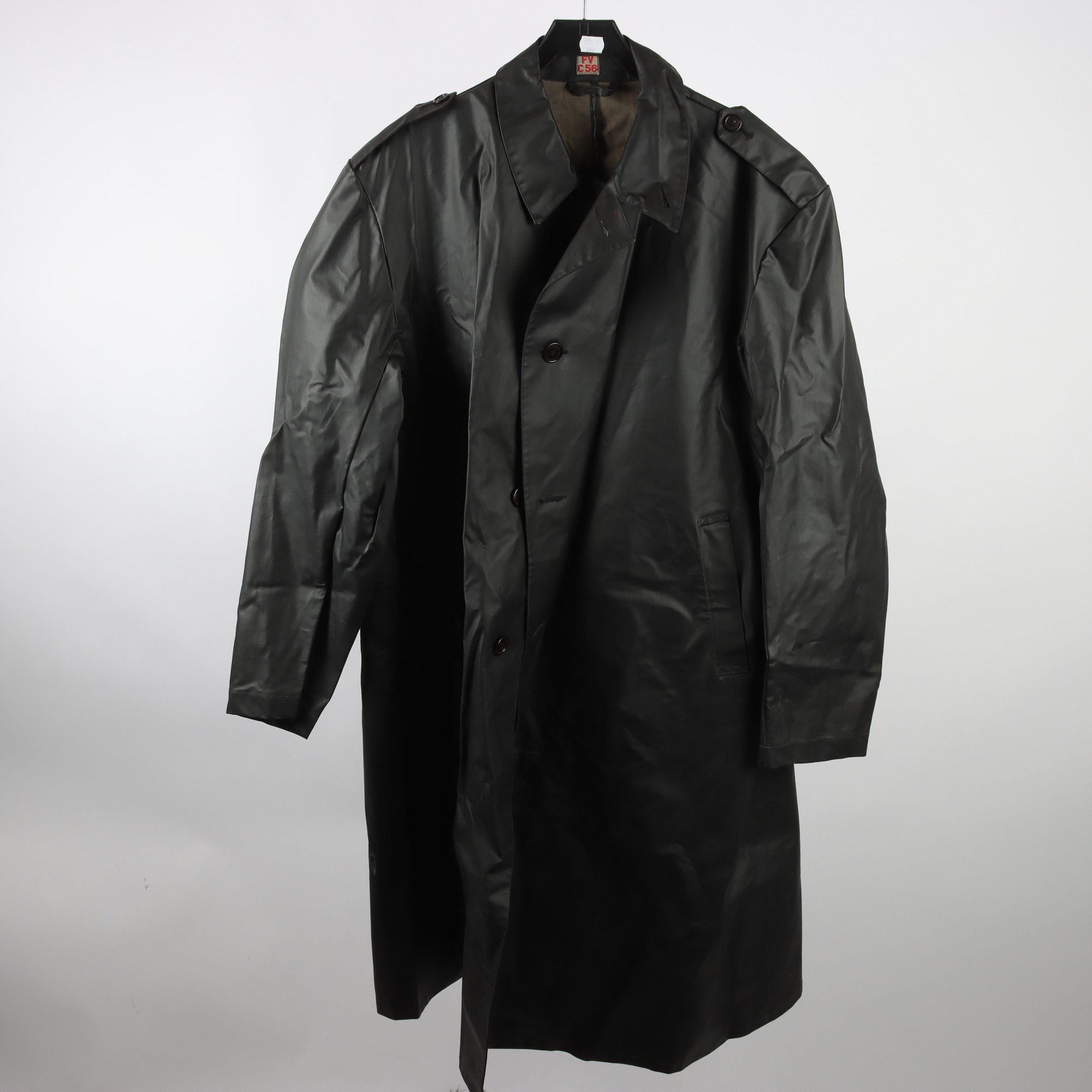 Regnrock, Försvarets, svart, stl. 56.