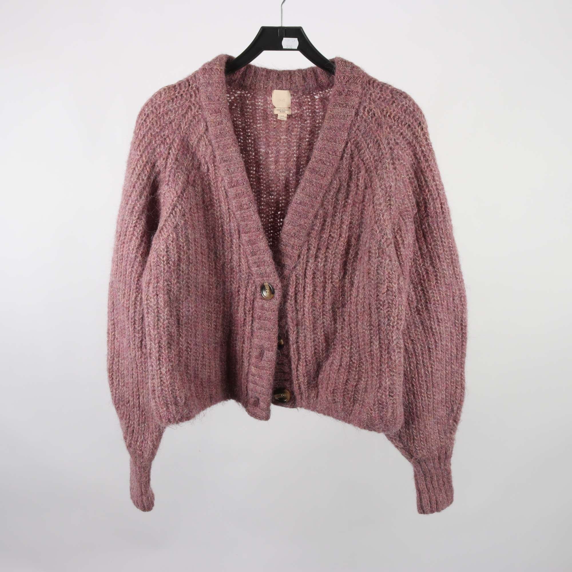 Kofta, H&M, ljuslila, ull, alpaca, stl. L.