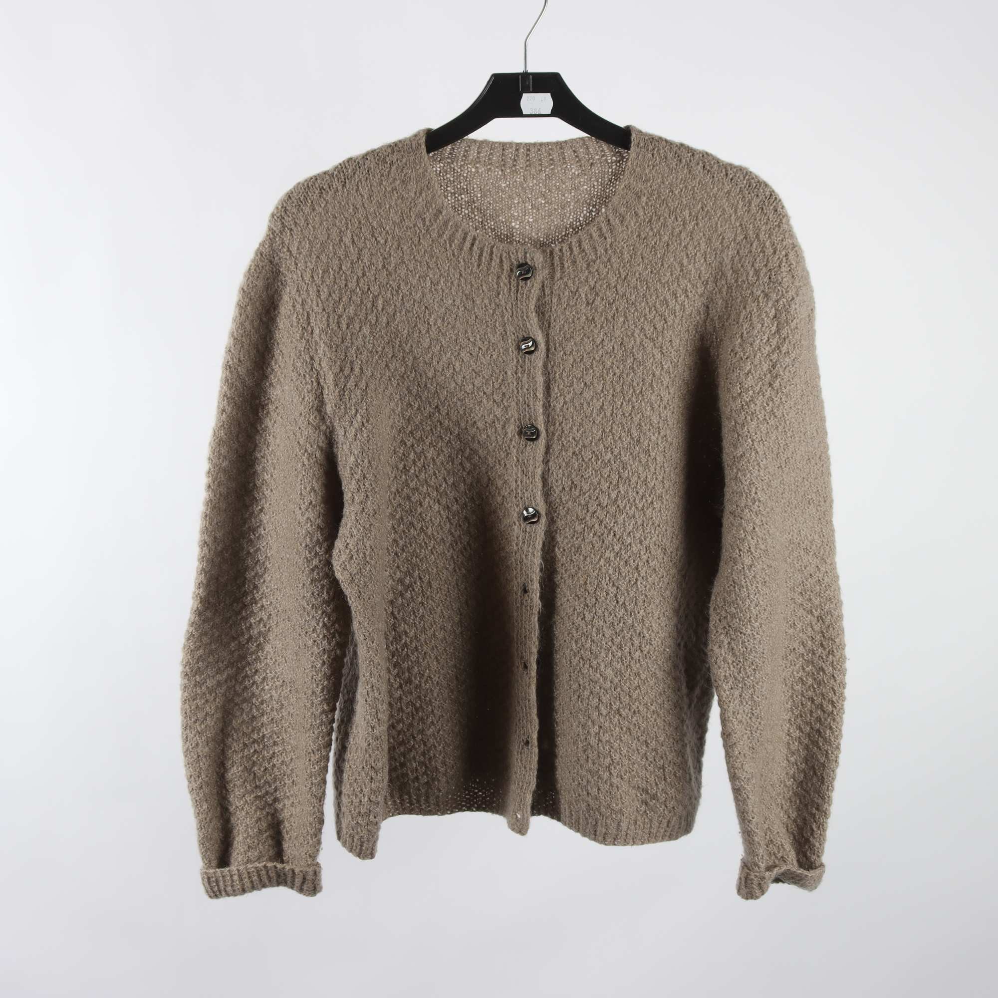 Tröja, Okänd, beige, ull, stl. ca. S.