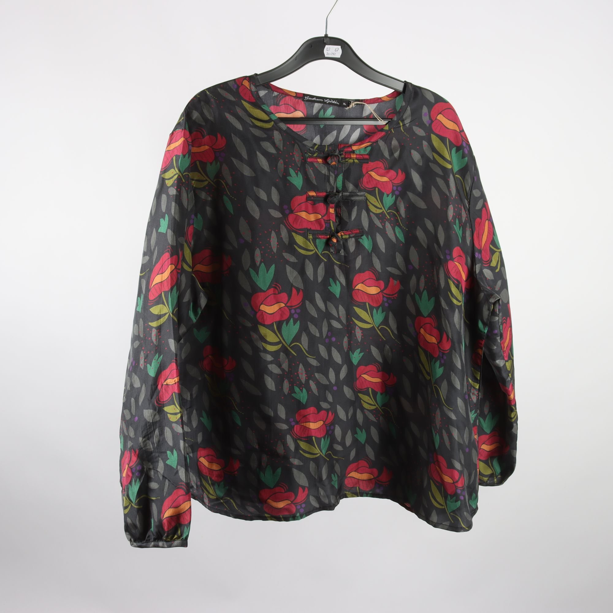 Blus, Gudrun Sjödén, 100% siden, stl. XL