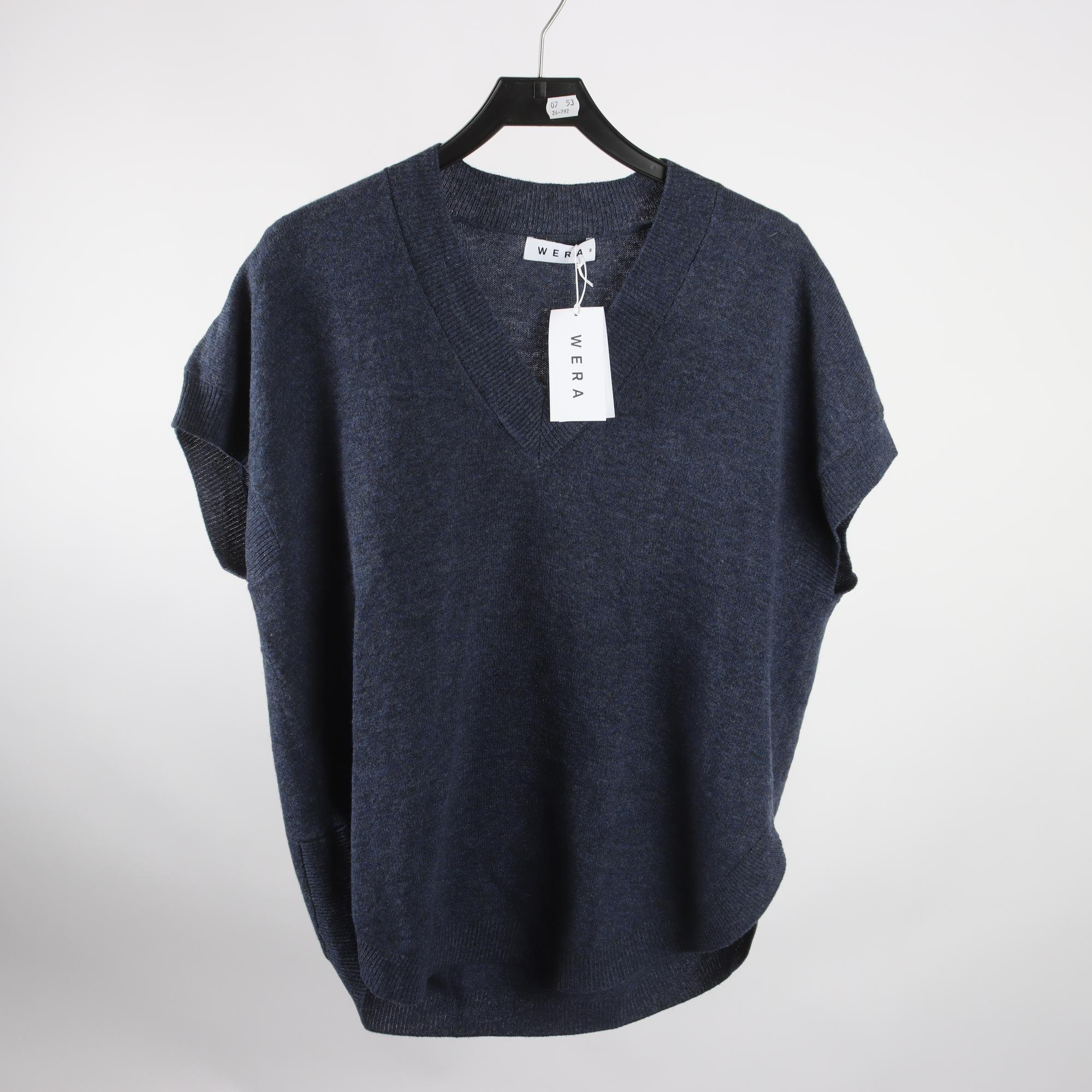 Stickad väst, Wera, stl. M