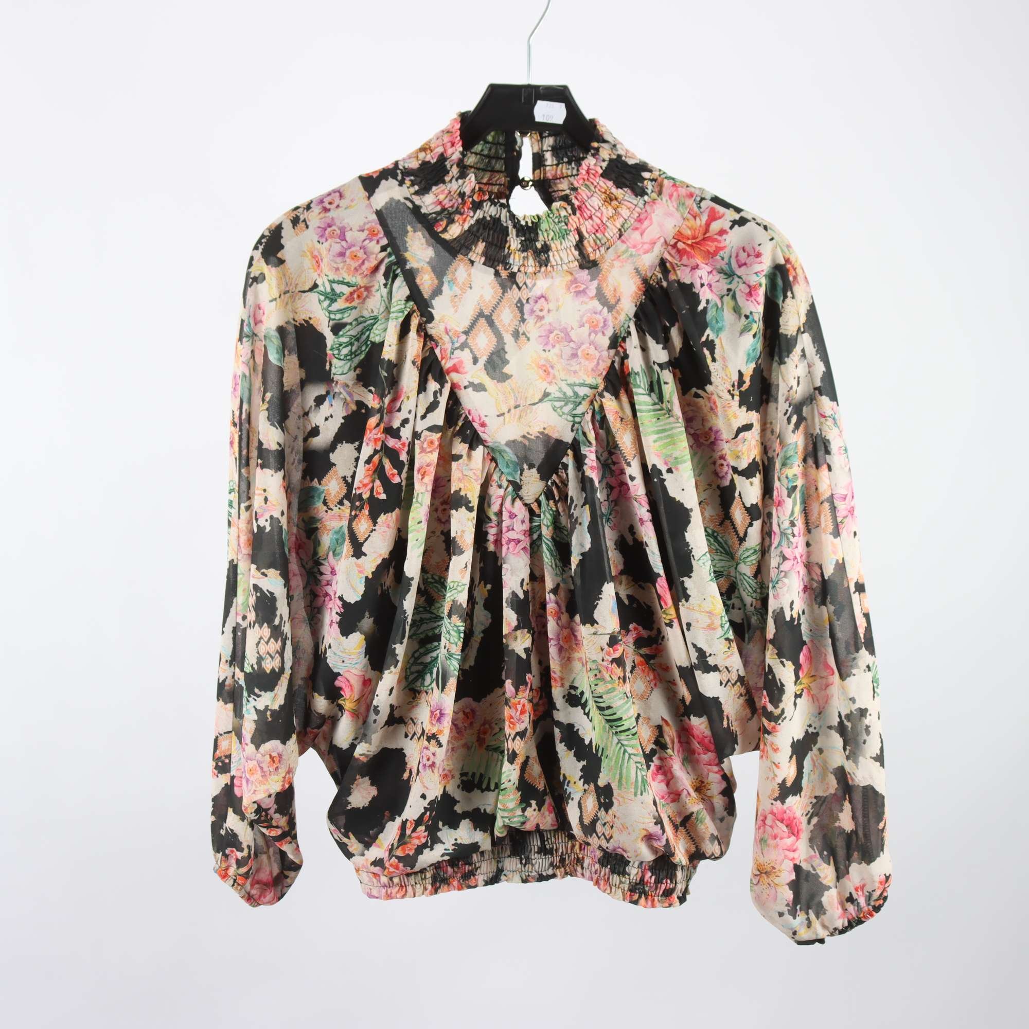 Blus, Made in Italy, mönstrad, stl ca. M