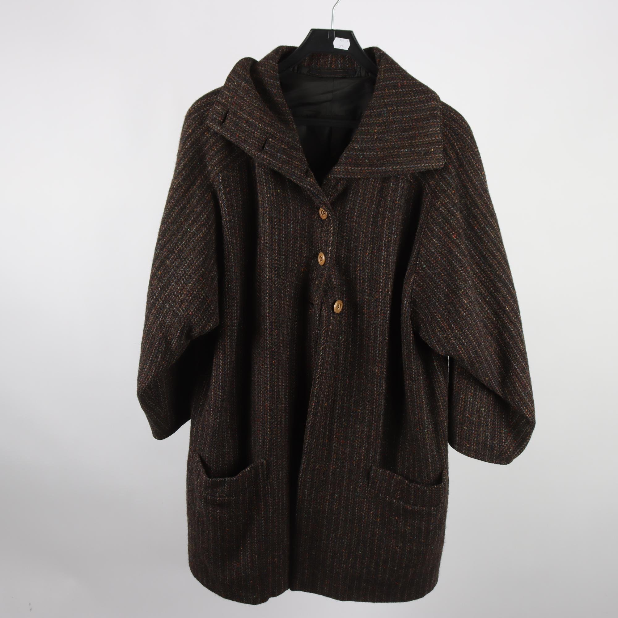 Kappa, Harris Tweed, brun melerad, stl ca. M