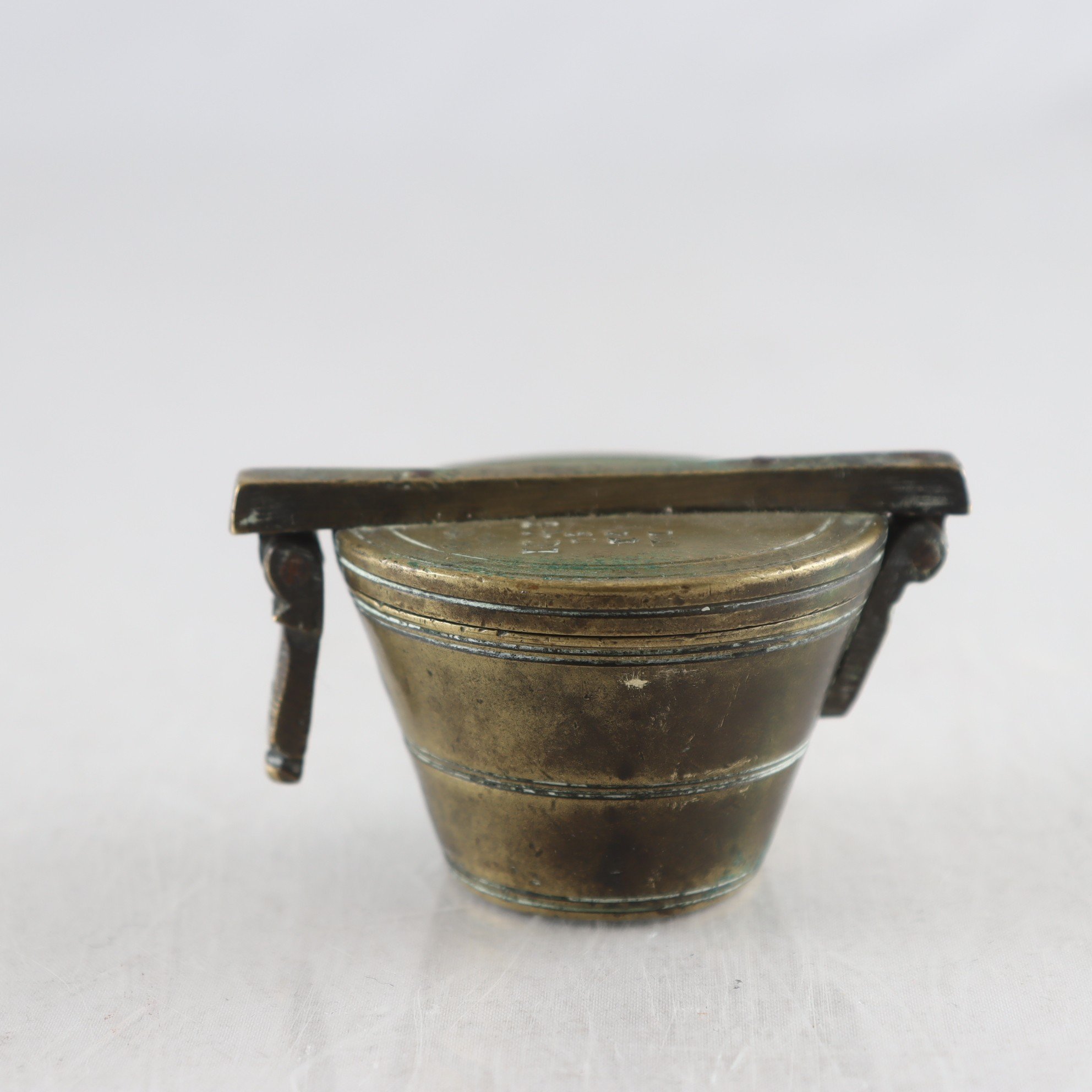 Viktsats, mässing, 5 delar, 1843