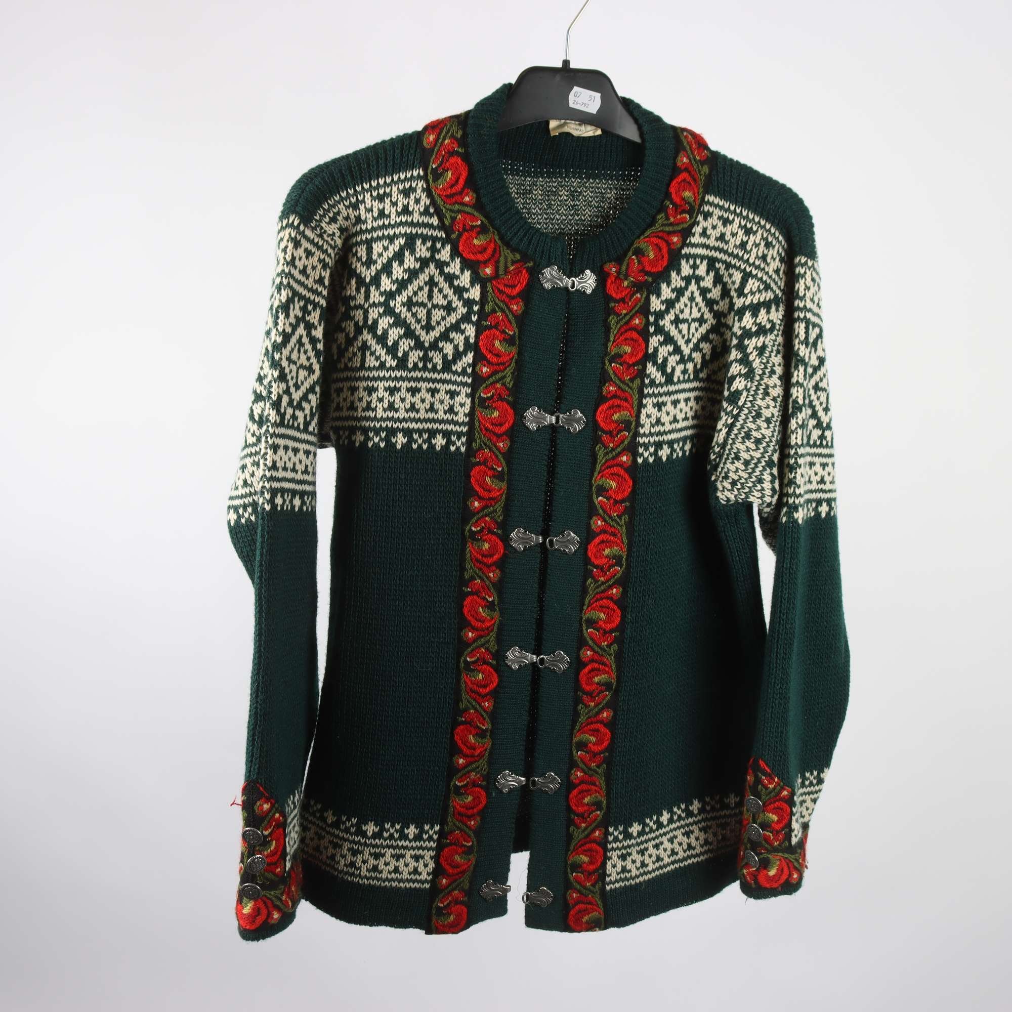 Lusekofta, Nordstrikk, 100% ull, stl. M