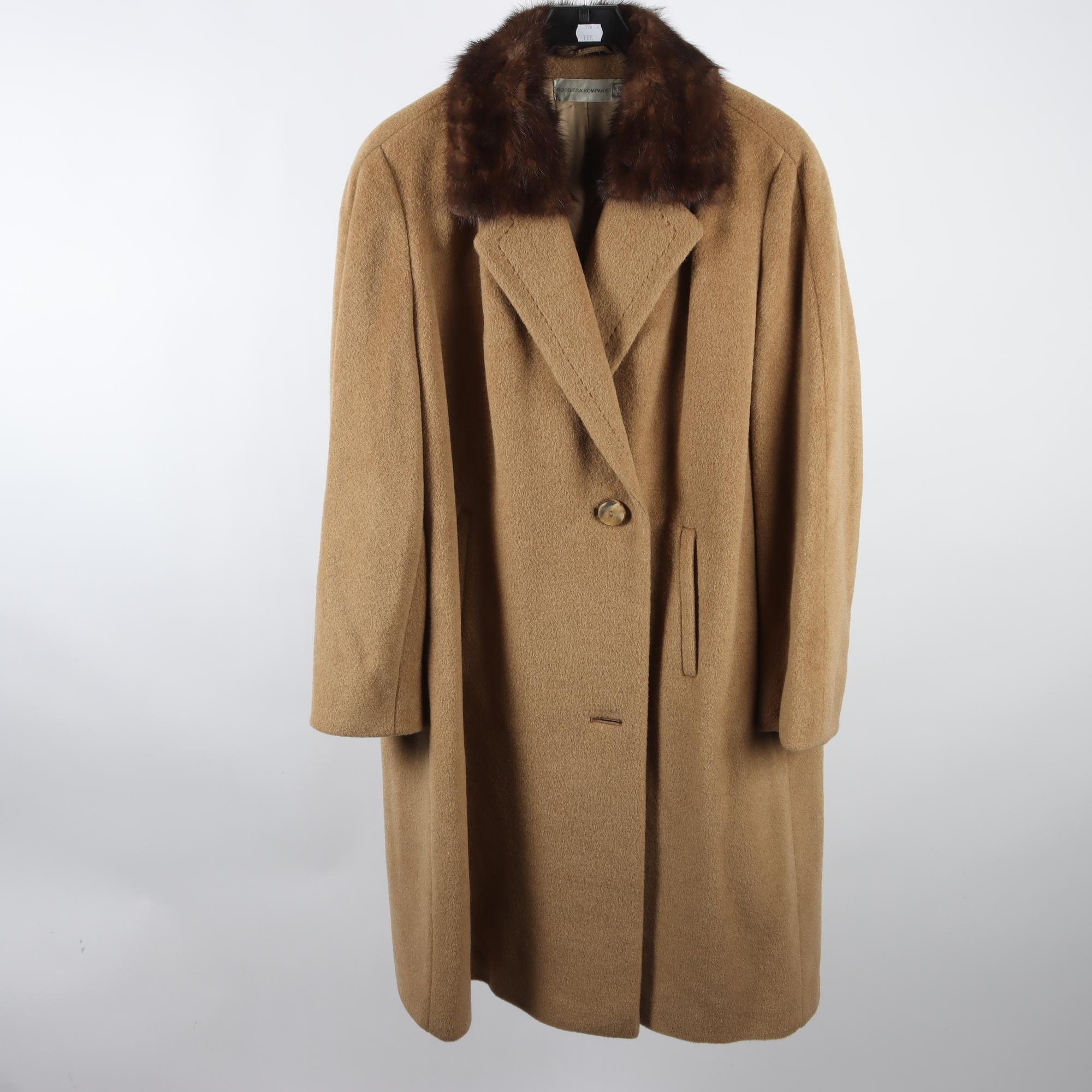 Kappa, NK, beige, 100% kamelhår, stl. ca. L.