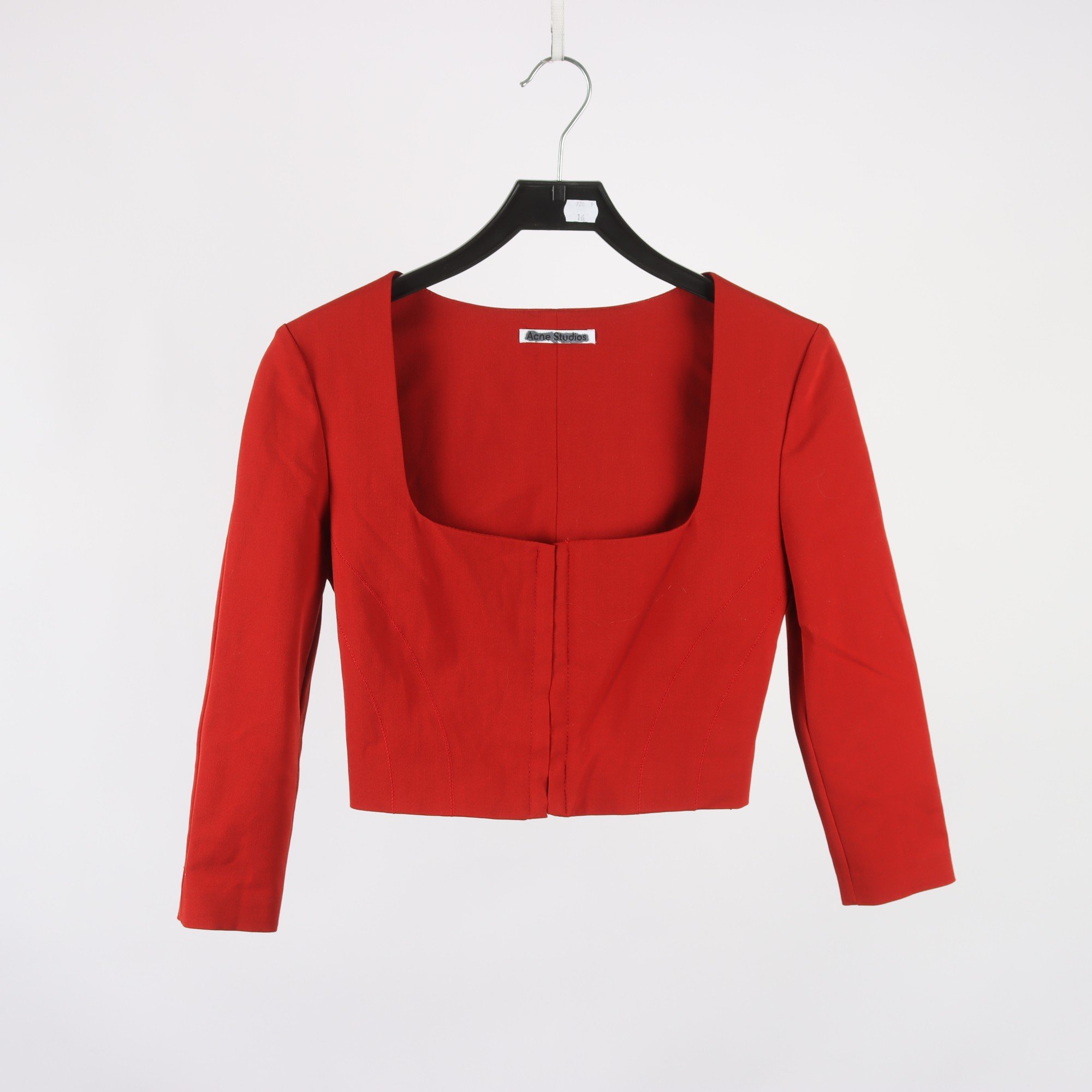 Blus, Acne Studios, tegelröd, stl. 36