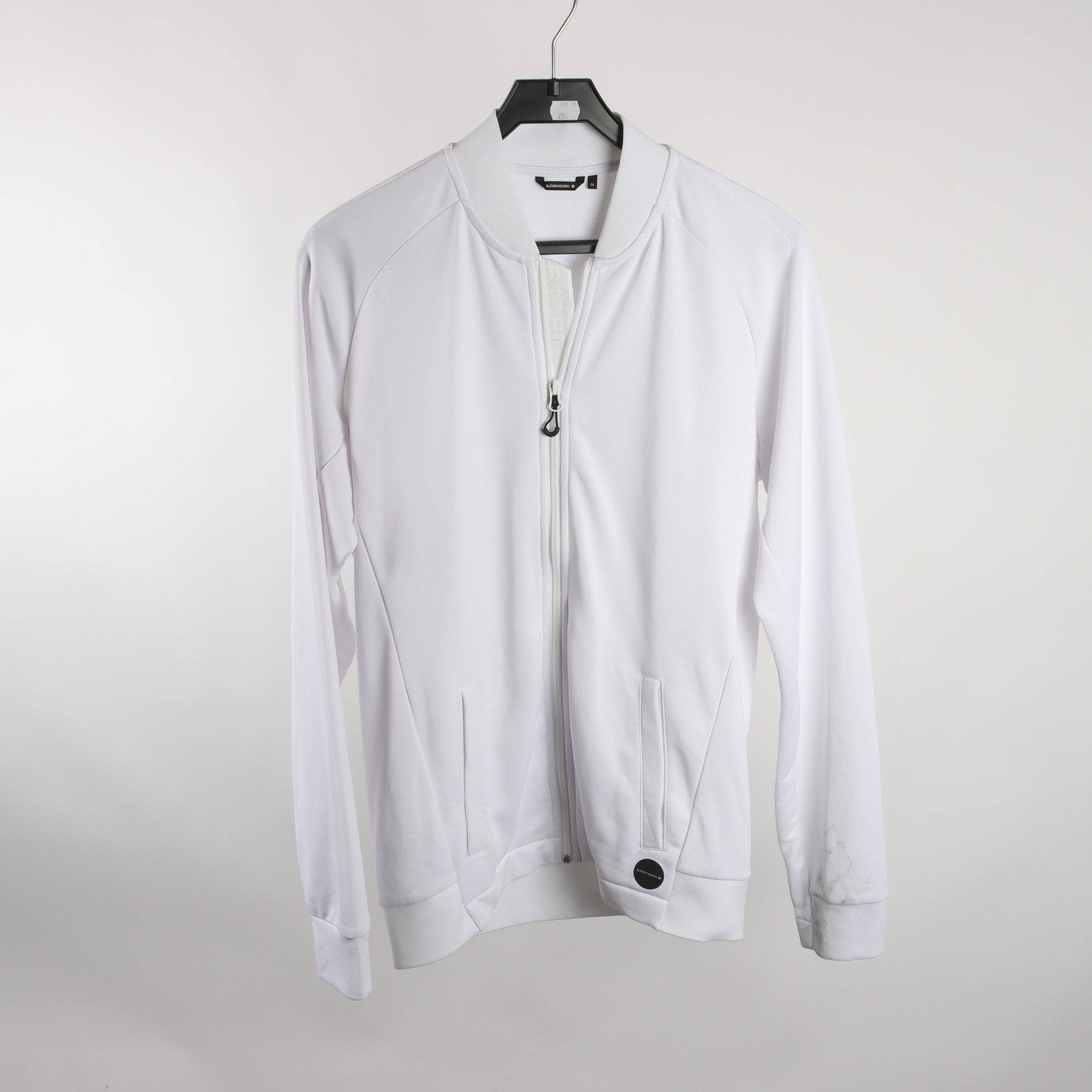 Träningsjacka, Björn Borg, vit, stl. M.