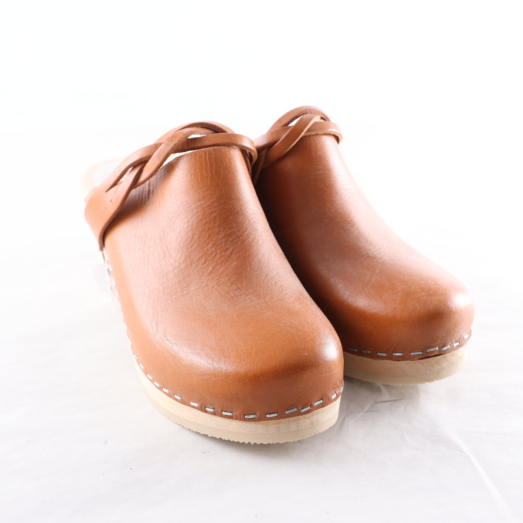 Träskor, Blankens, läder, stl. 37