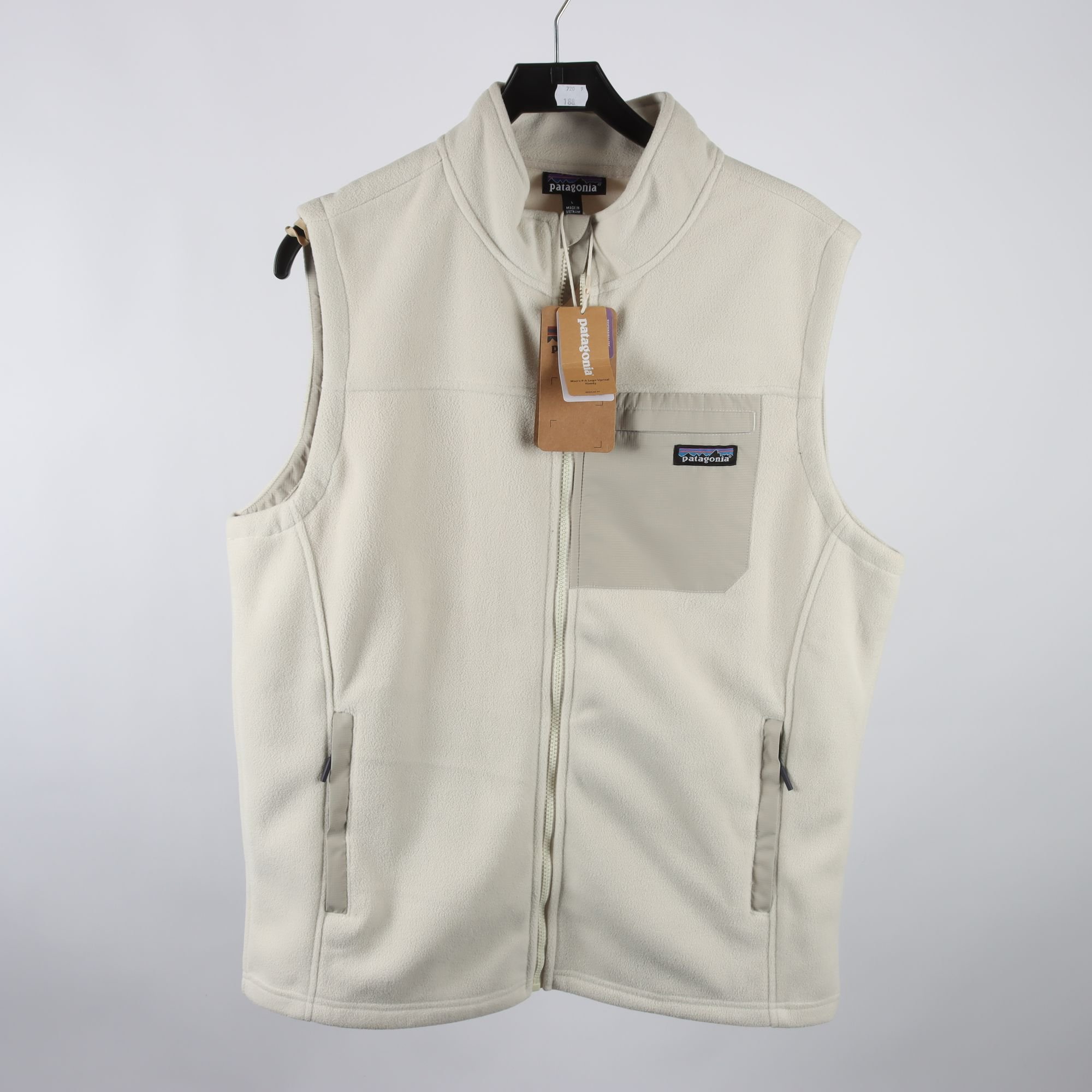Väst, Patagonia, offwhite, stl. L.