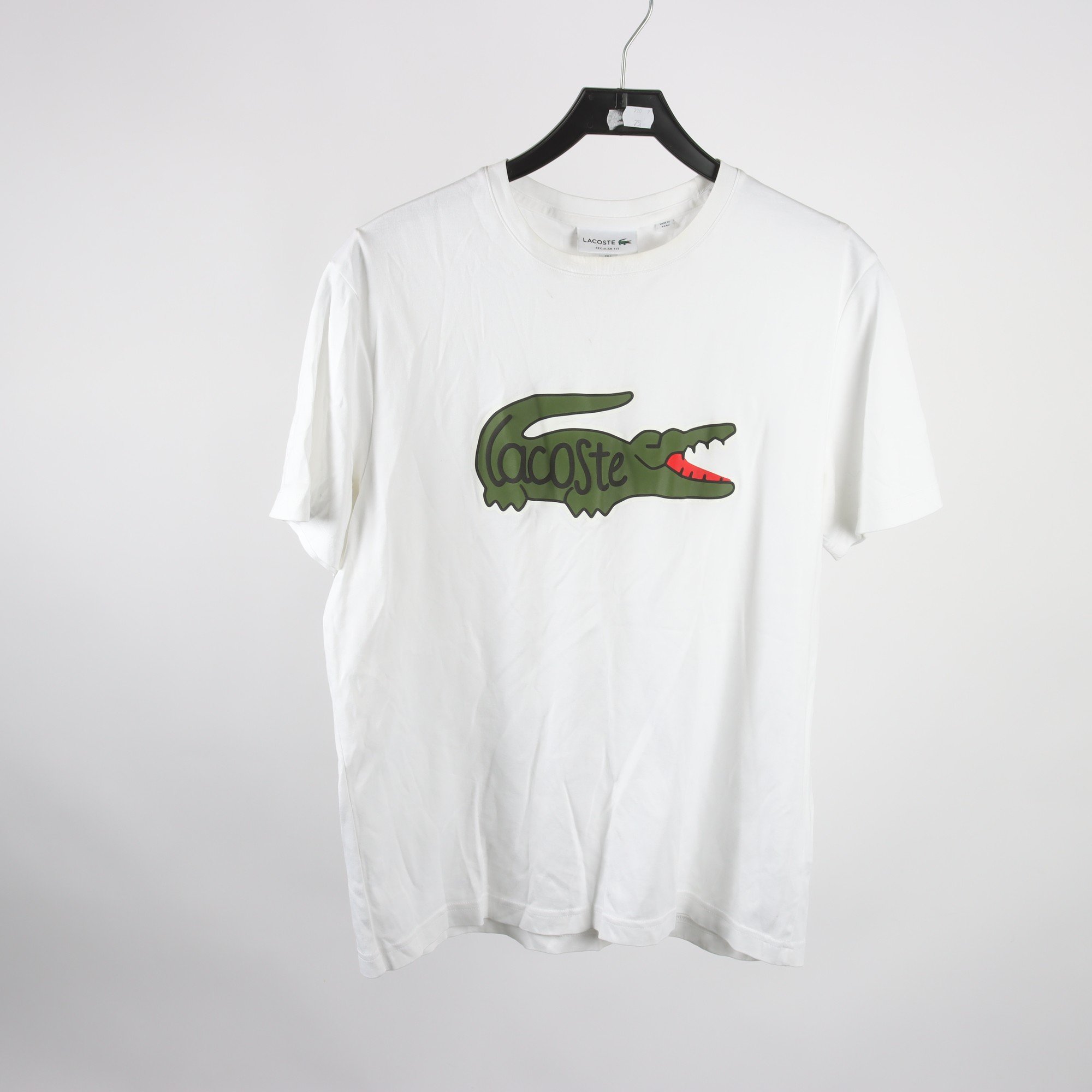 T-shirt, Lacoste, vit, stl. L