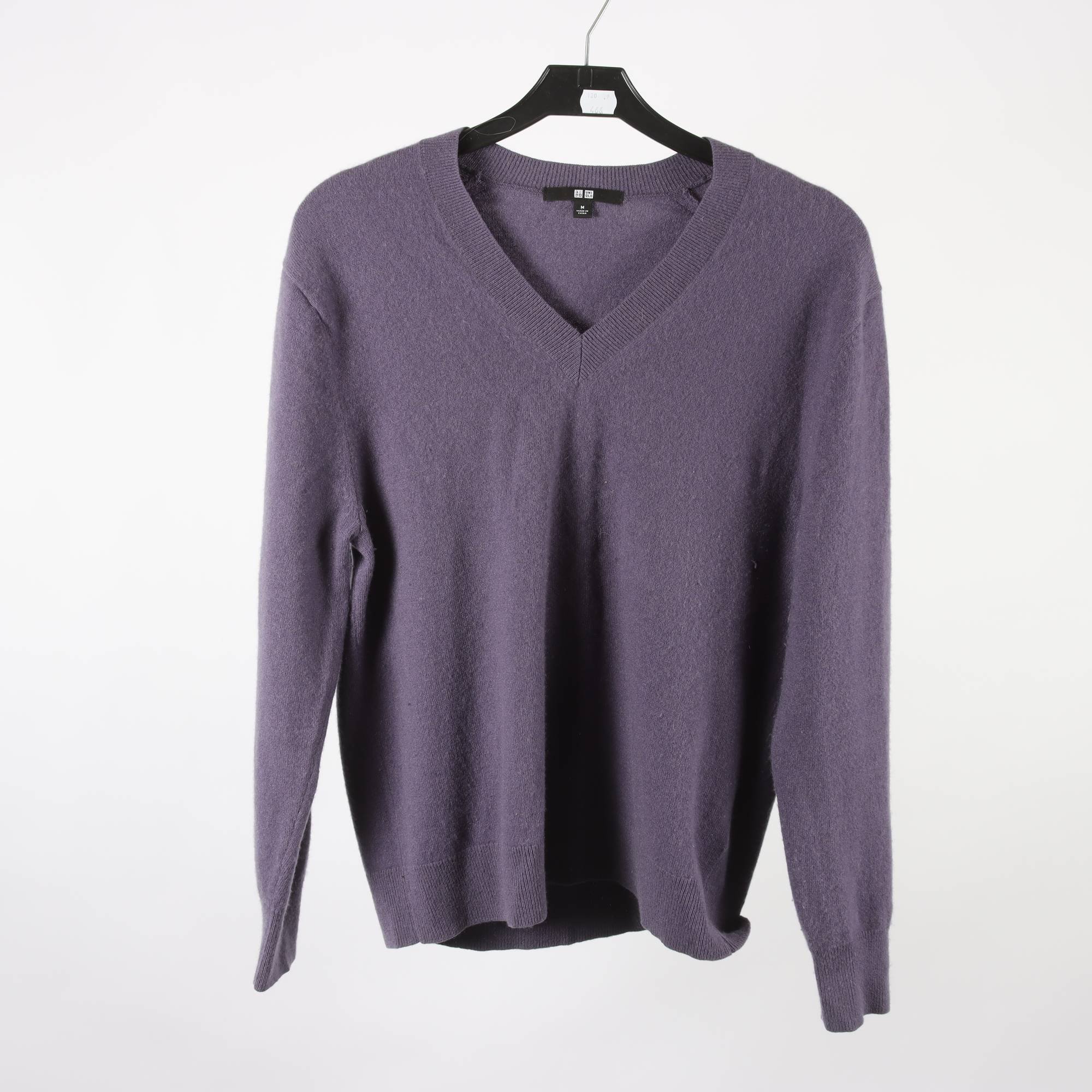 Tröja, Uniqlo, lila, 100% cashmere, stl. M.