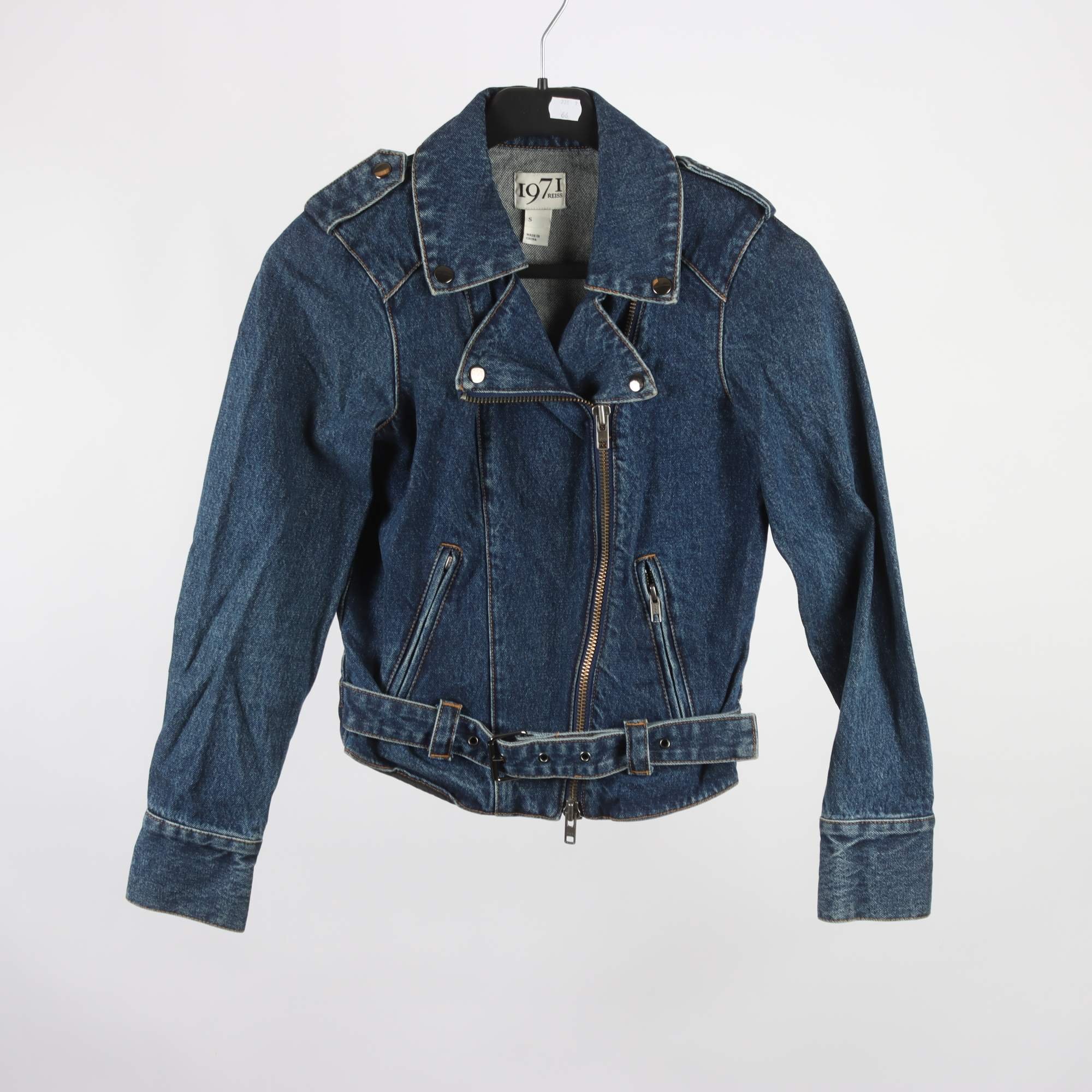 Jeansjacka, 1971 Reiss, blå, stl. S
