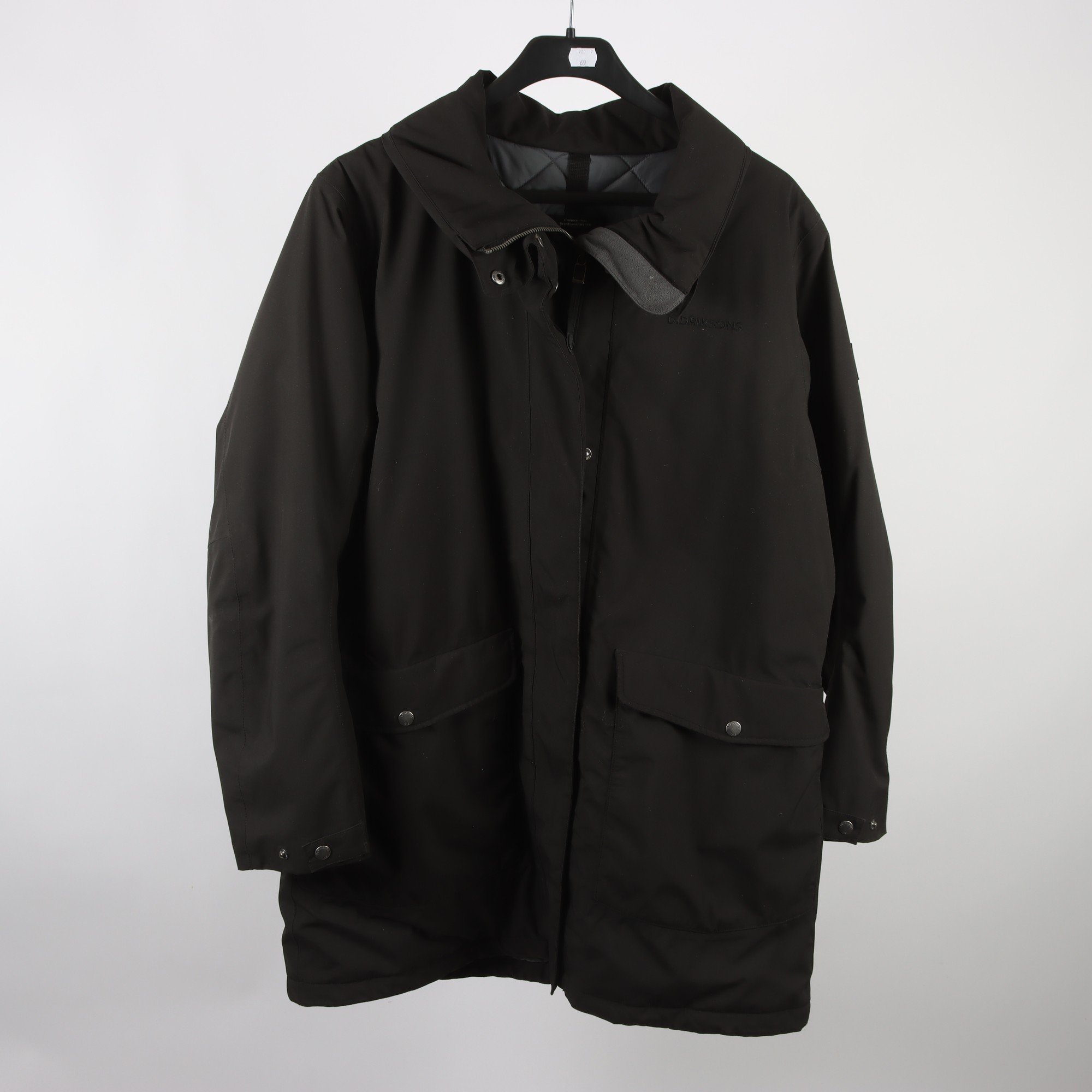 Jacka, Didriksons, svart, stl. 46